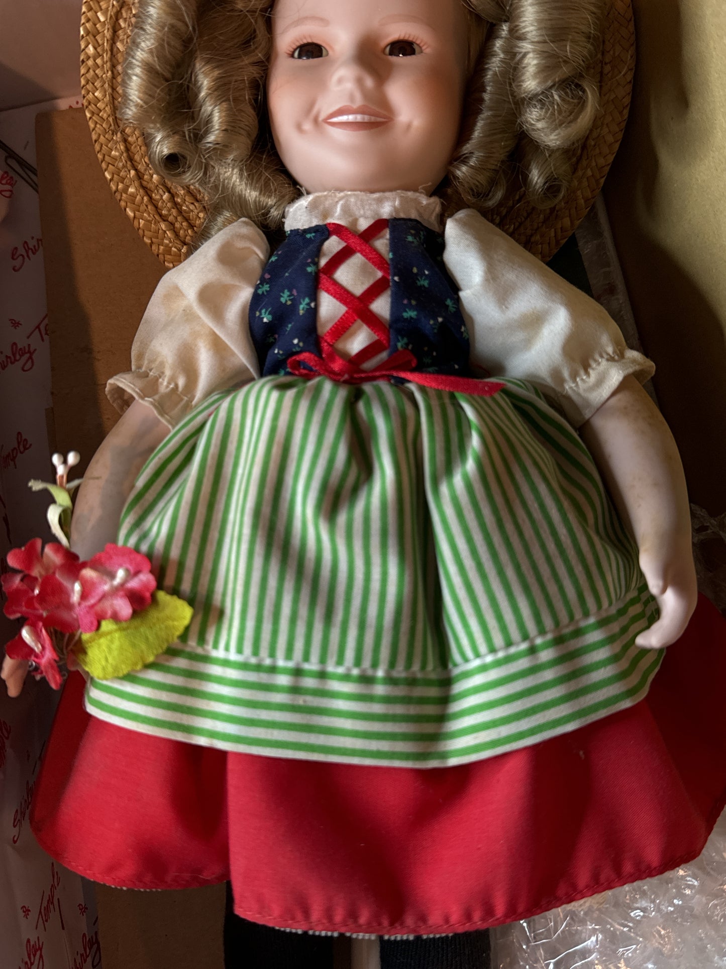 Shirley Temple Doll "Heidi" - Dolls of the Silver Screen - Danbury Mint New in Box!