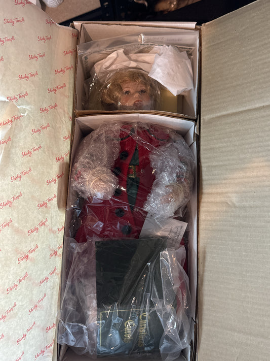 Shirley Temple Little Caroler Christmas Doll Collection Danbury Mint New in Box