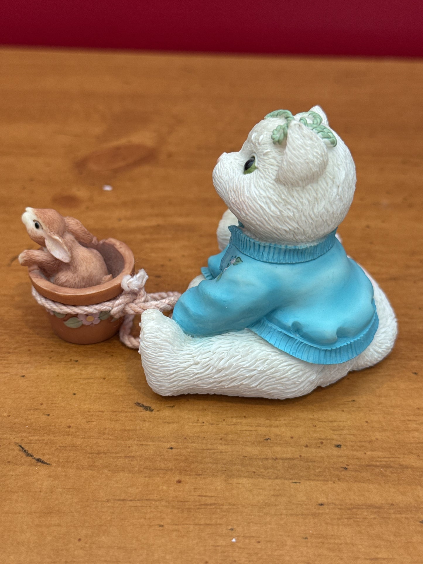 Calico Kittens Figurine Enesco Some Bunny To Love New in Box