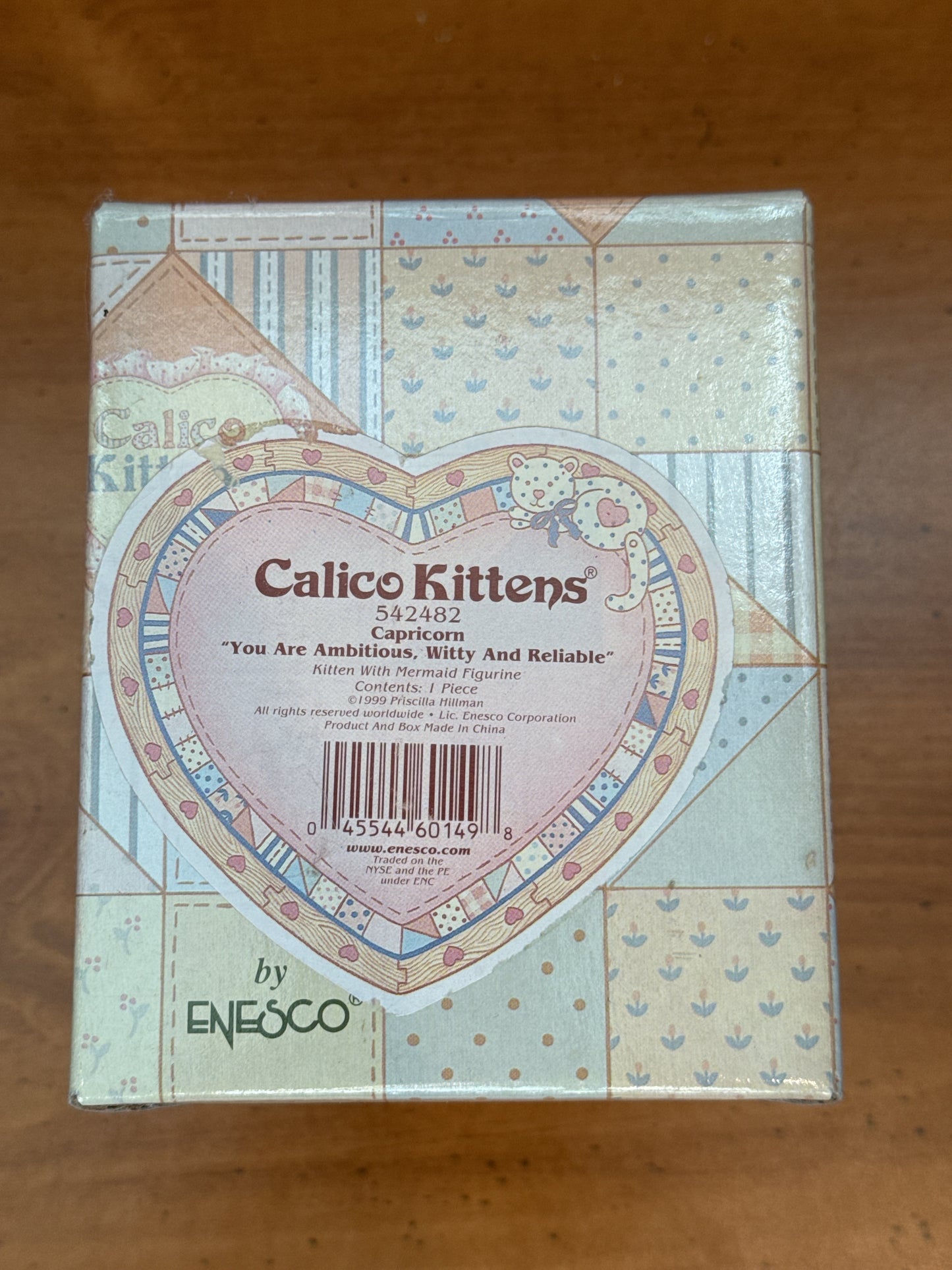 Calico Kittens Figurine You are Ambitious, Witty & Reliable New in Box