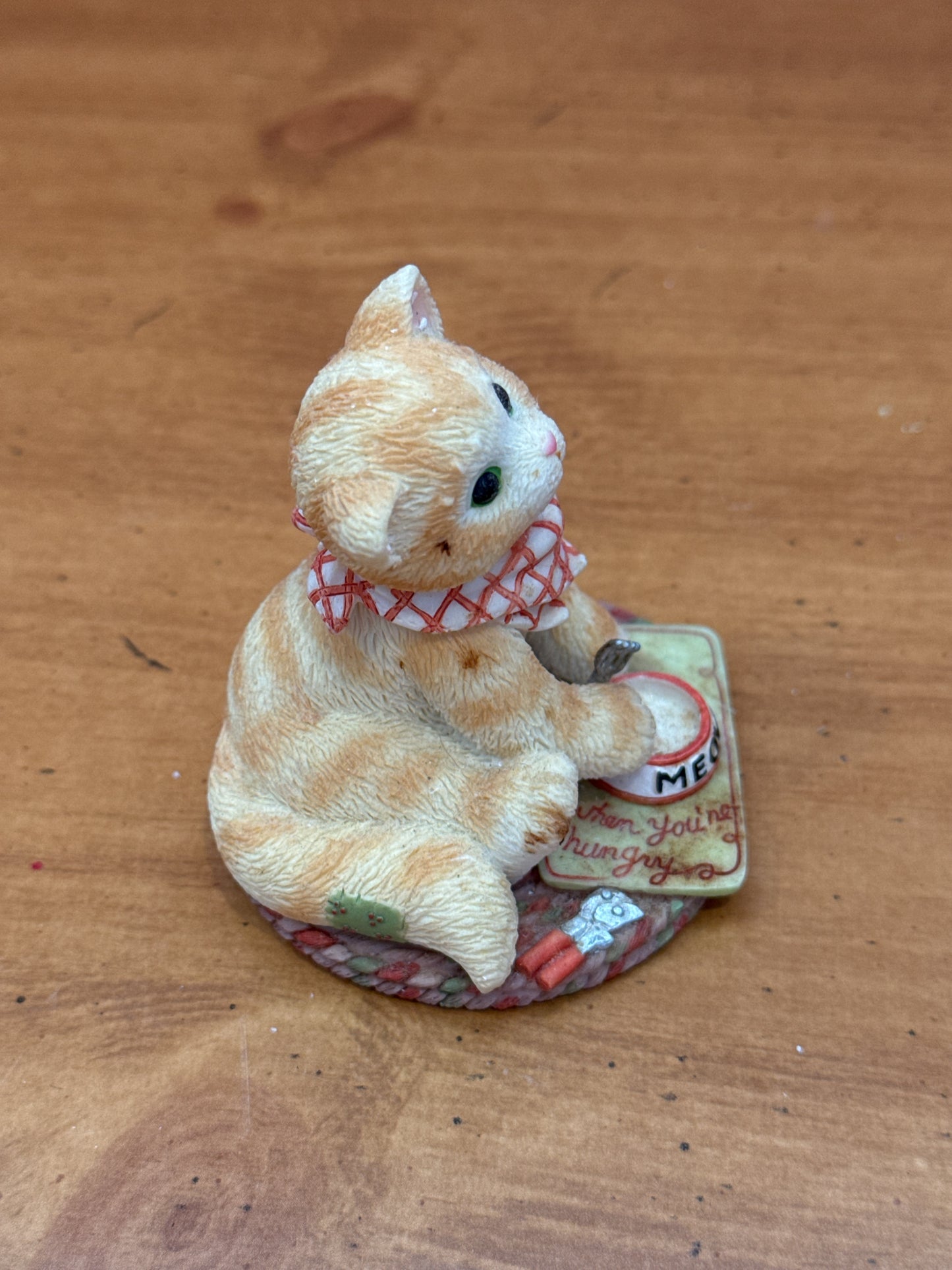 Calico Kittens Figurine Enesco Meow When You're Hungry New in Box