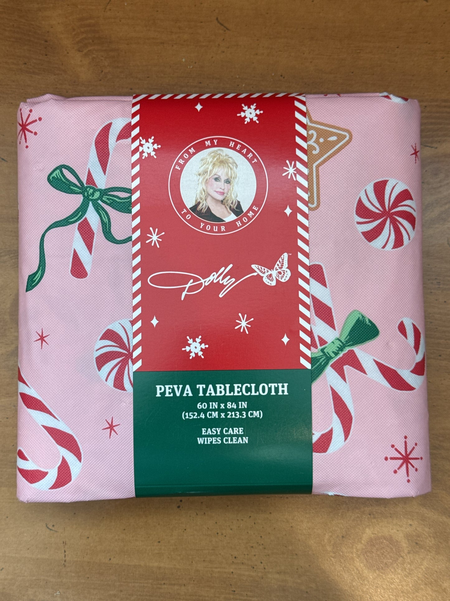 Dolly Parton From My Heart To Your Home PEVA Tablecloth New in Packaging