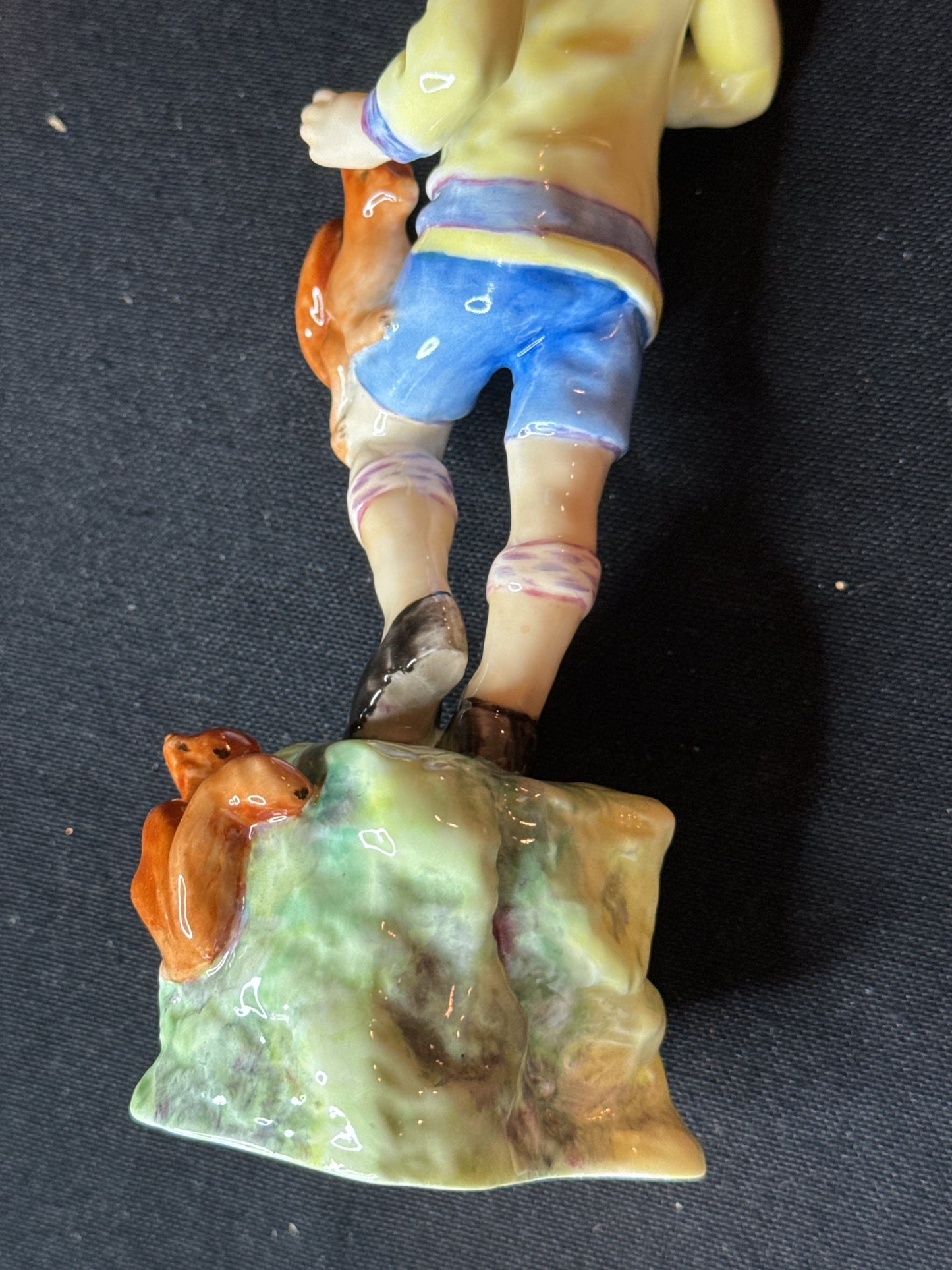 Royal Worcester Months of the Year October Boy Porcelain 7.75" Tall Excellent condition.