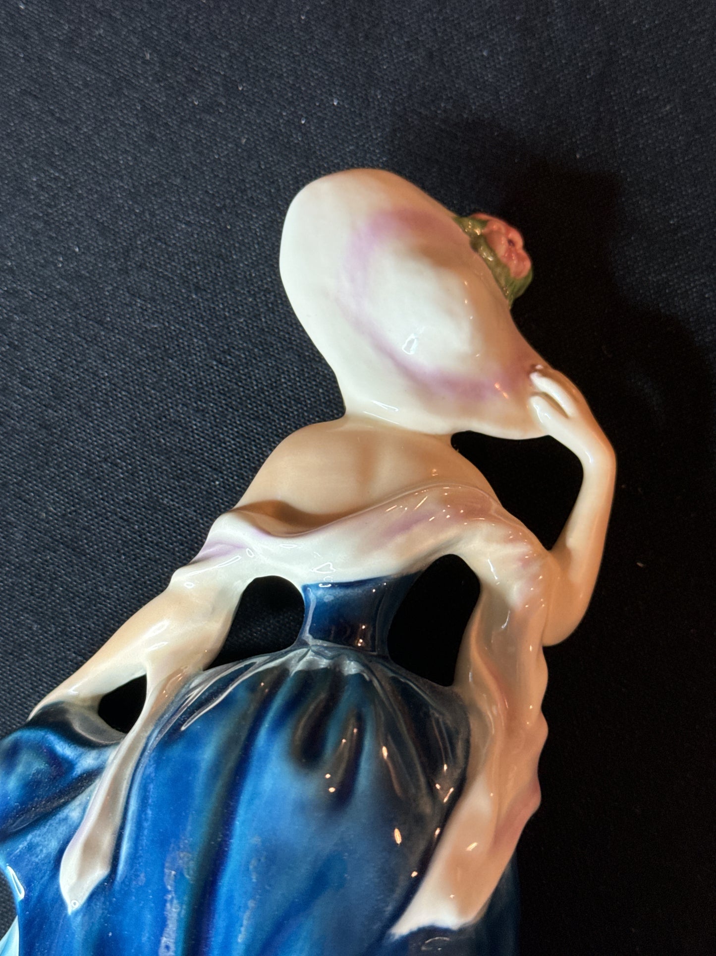 Goebel Lady in Blue Porcelain Figurine FF273 8.25" Tall Excellent condition, no chips or cracks.