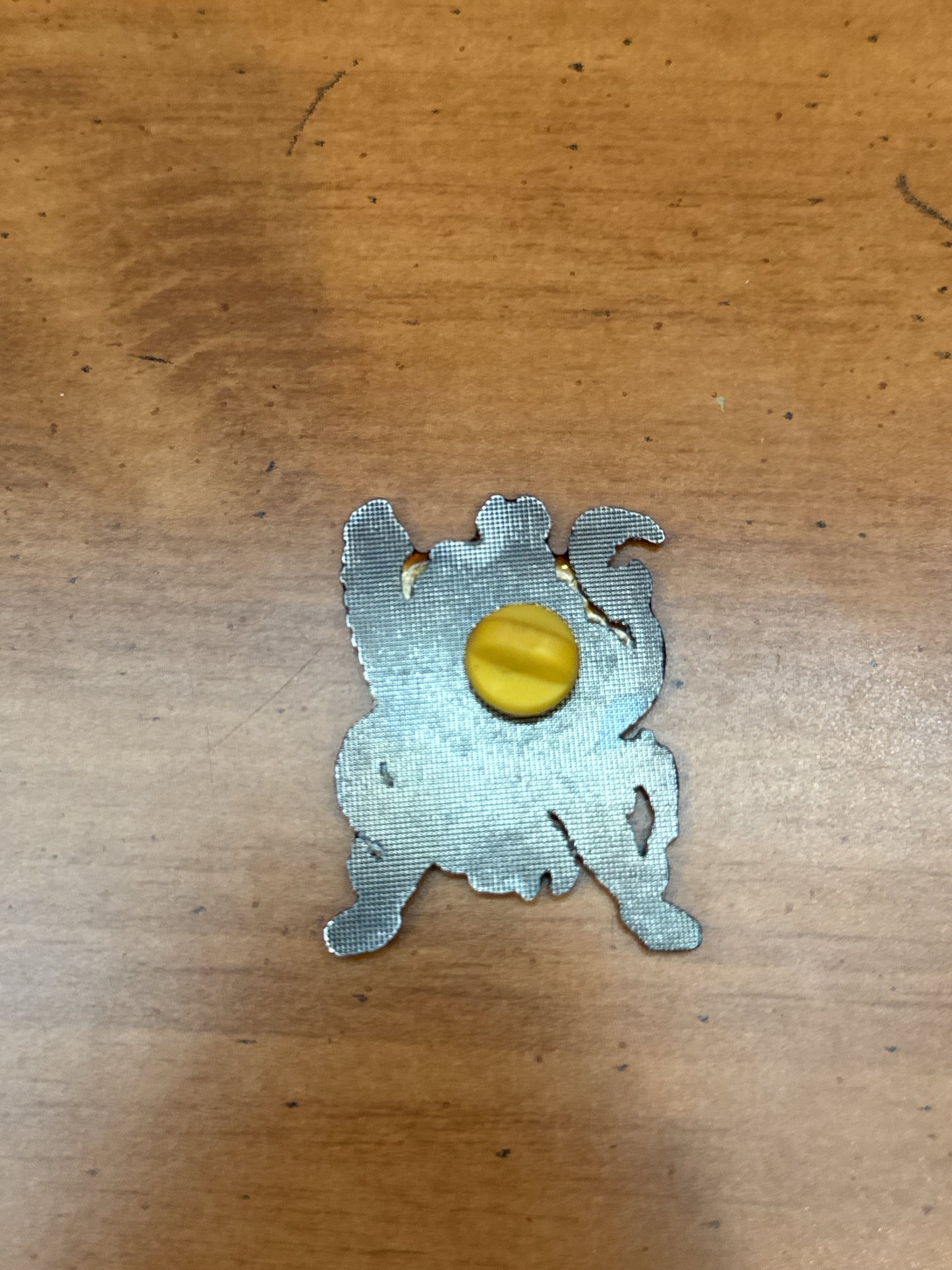 Metal Enamel Pin Warrior Red/Blue/Green Alien Looking Figure Small