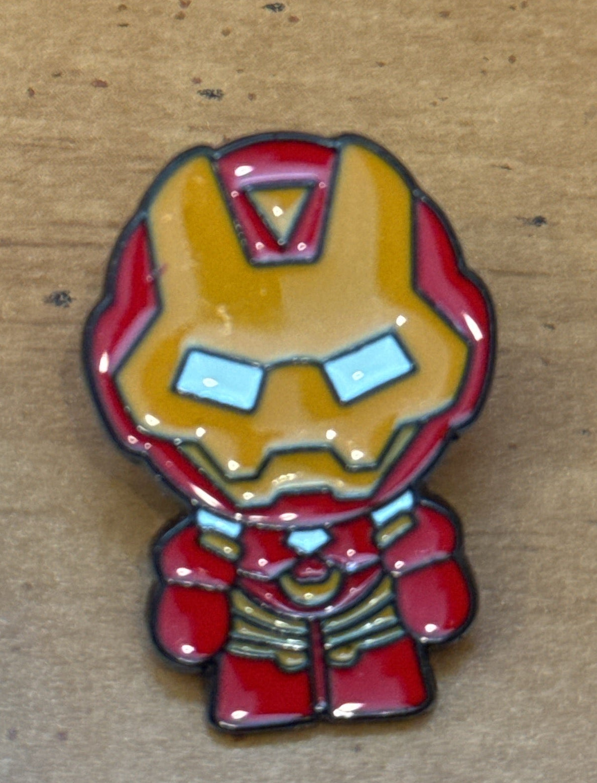 Baby Iron Man Metal Enamel Pin Stan Lee Marvel Comic Book Small