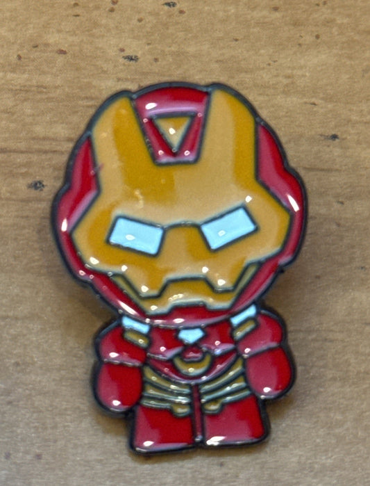 Baby Iron Man Metal Enamel Pin Stan Lee Marvel Comic Book Small