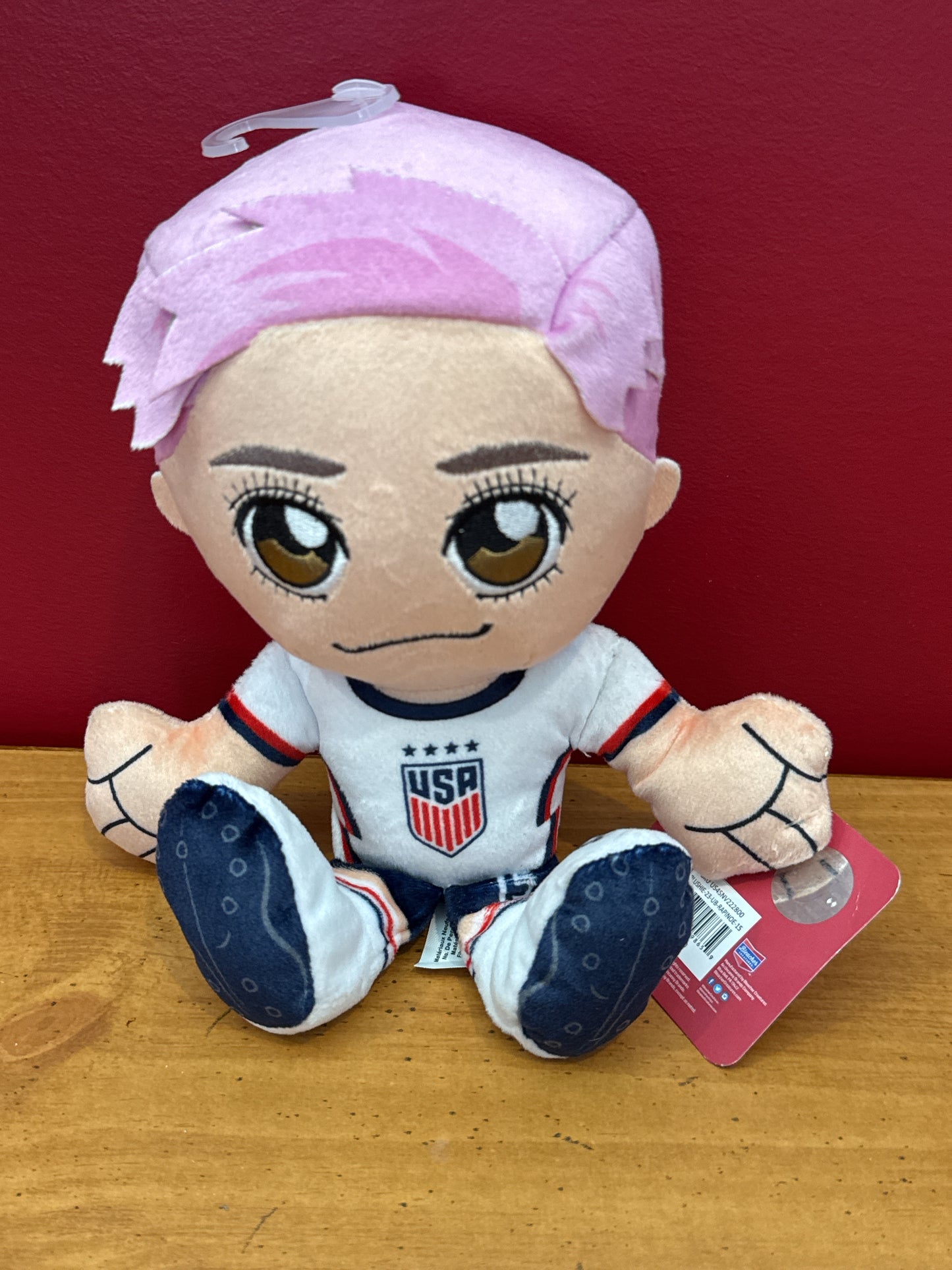 Bleacher Creatures US Women's Soccer Megan Rapinoe 8" Kuricha Plush New With Tags