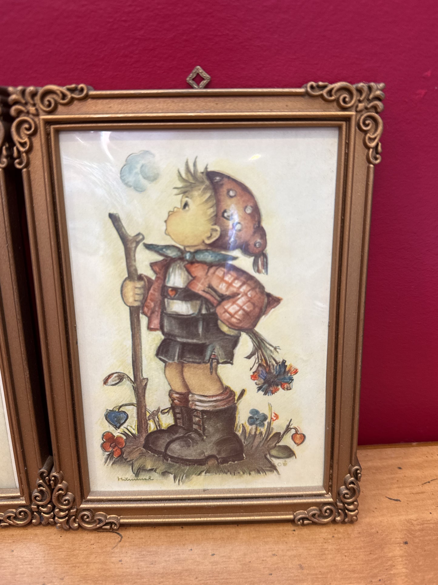 Hummel Princess Art/ Wall Art Ges Gesch Lot of 4  Portraits Made in Western Germany