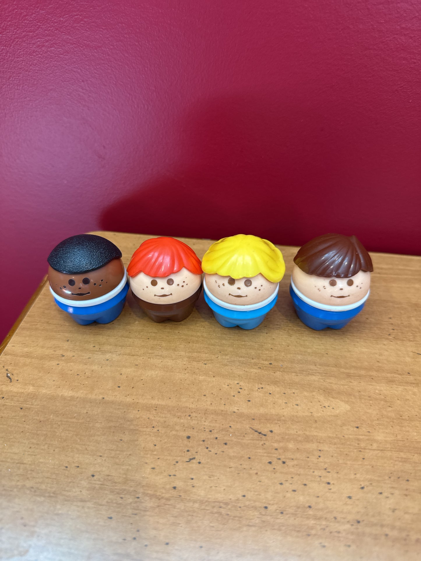Toddle Tots Vintage Loose 2" Figure Lot Little Tikes Set of 4