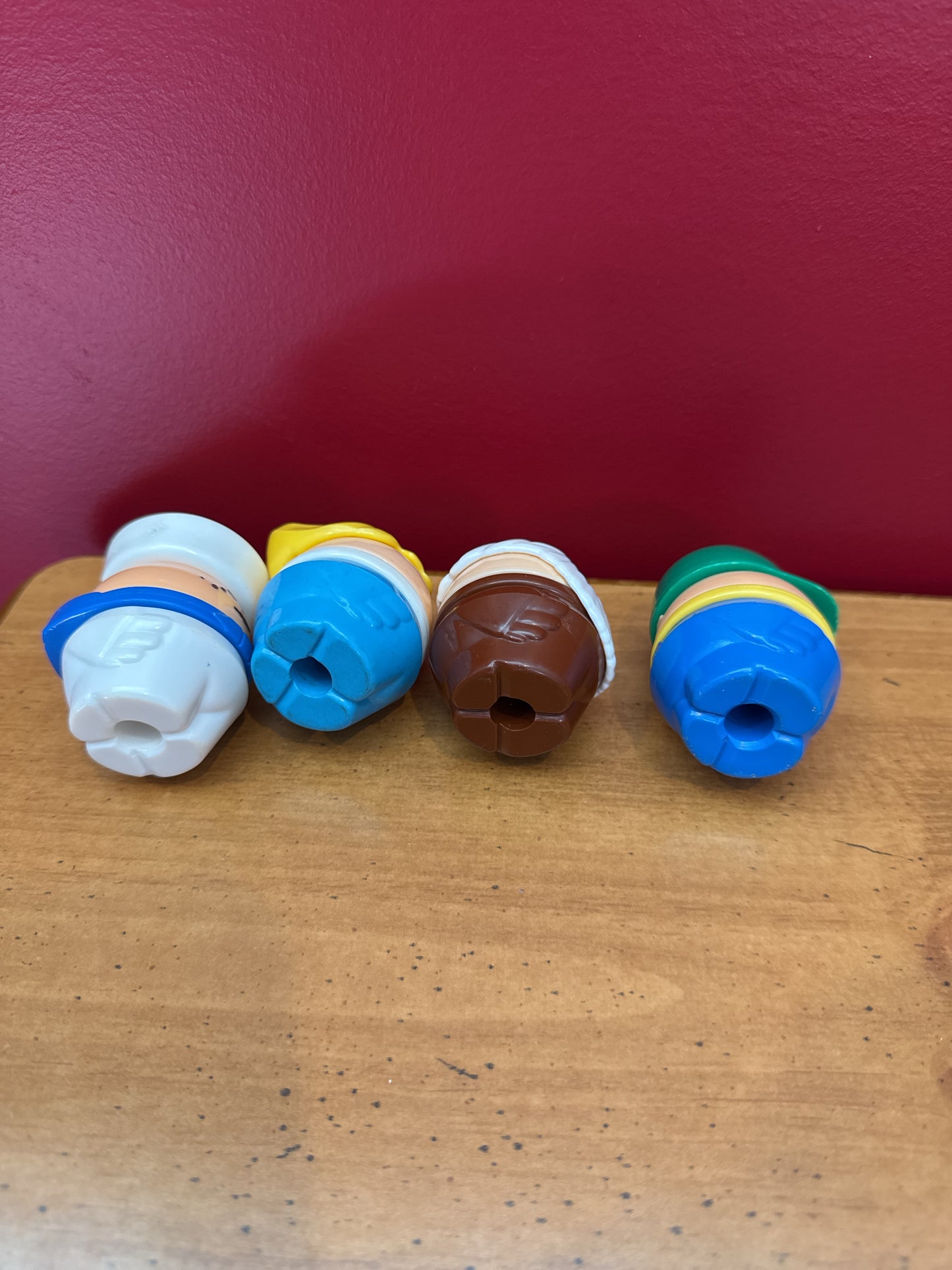Toddle Tots Vintage Loose 2" Figure Lot Little Tikes Set of 4 With Sailor