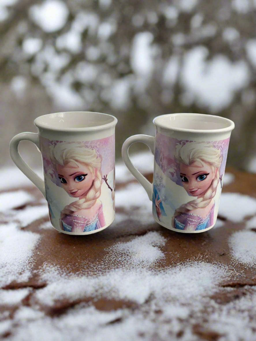 2014 Disney Collectible Coffee Mugs (10oz) Elsa Anna Olaf FROZEN