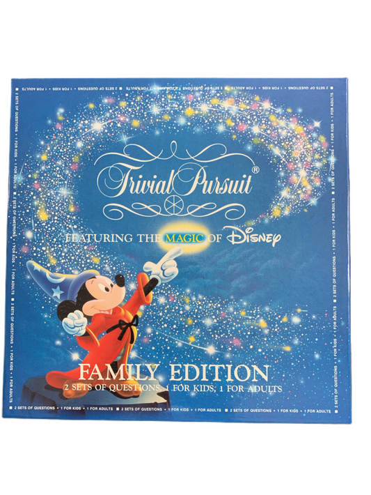 Vintage Magic of Disney Trivial Pursuit Family Edition, 1986, New