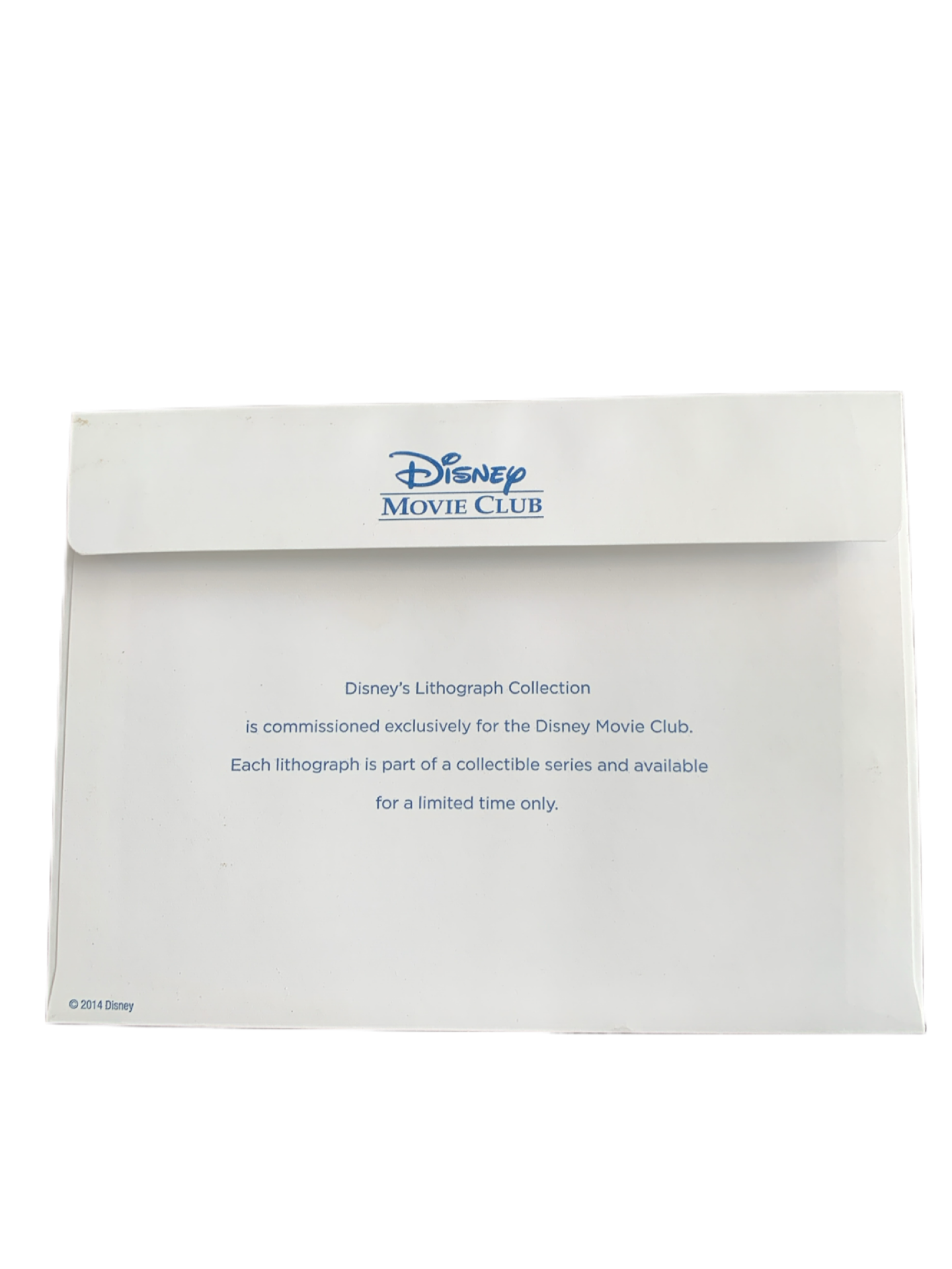 Disney Movie Club 5 X 7 Lithograph with Envelope Coco