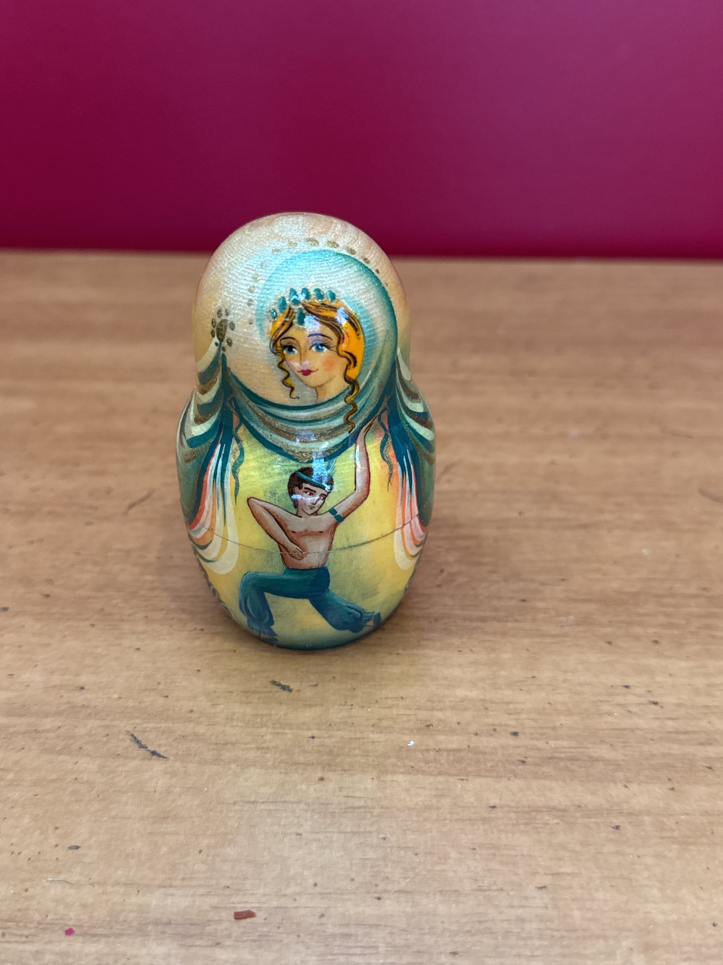 Russian Ballet Nesting Dolls Matryoshka Dolls 5 Pieces Beautifully Hand Painted