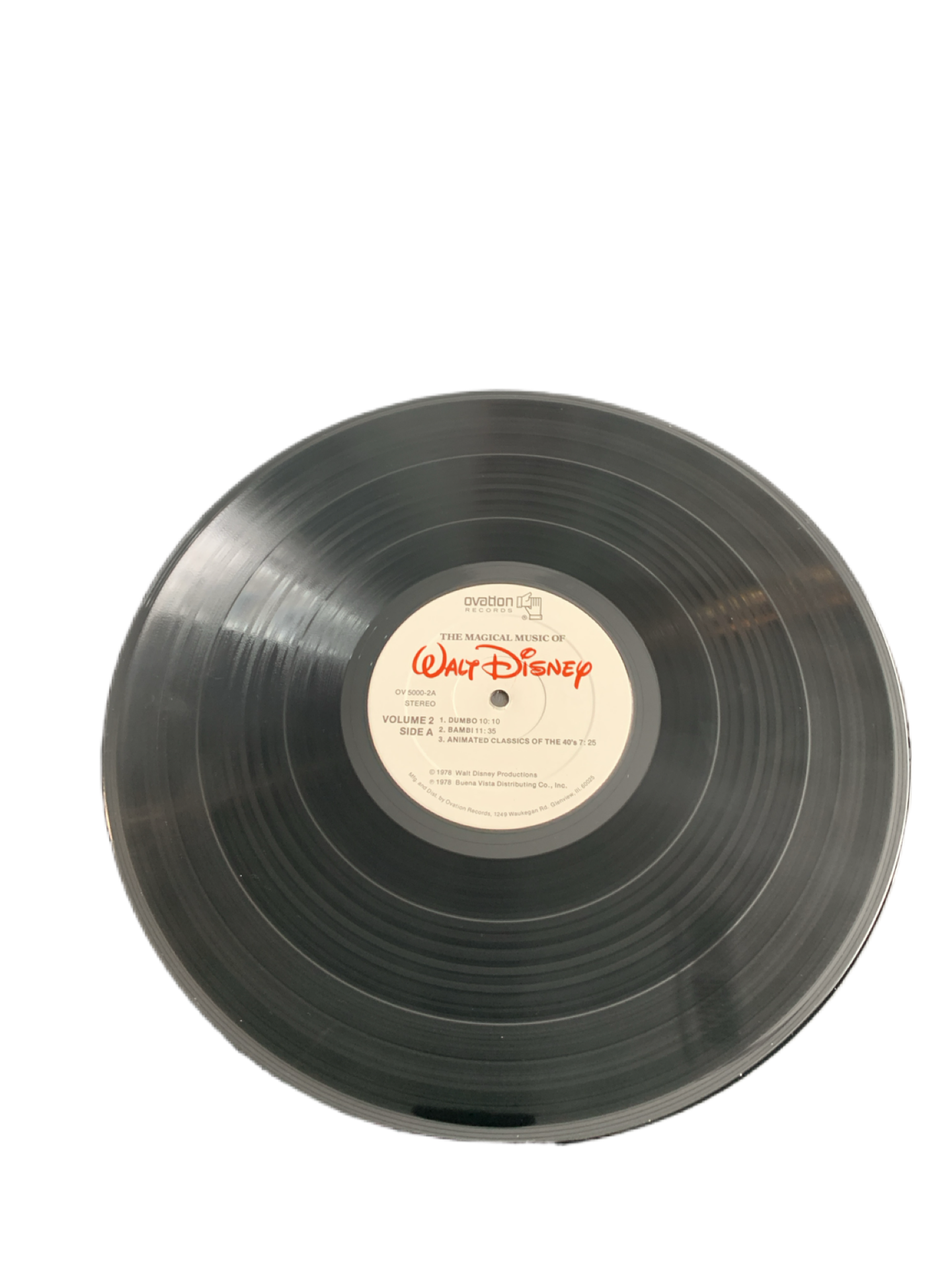 Disney, The Magical Music of Walt Disney 50 Years Soundtrack Record 4 LPs