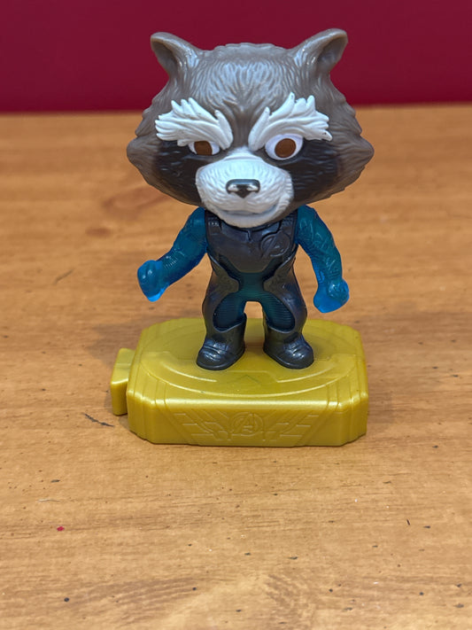 Guardians Of Galaxy Rocket Raccoon McDonalds Toy - Lights Up Works
