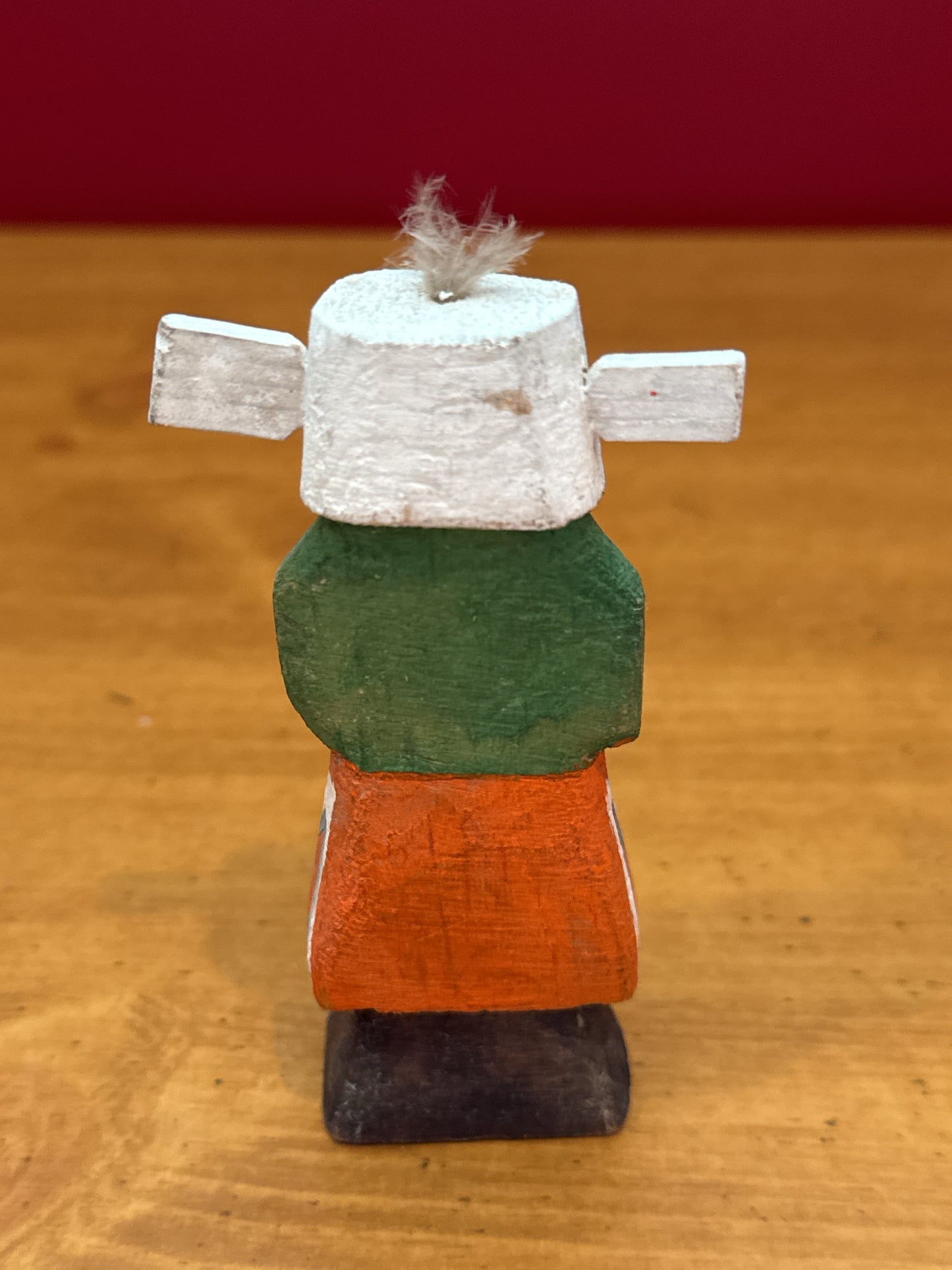 Vintage Wooden Kachina Doll Route 66 Native American Painted Doll Figure
