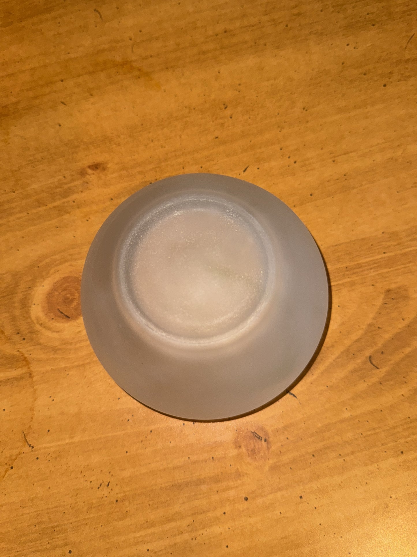 Small Frosted Selenite Bowl 4.25" Wide x 2.25" Tall