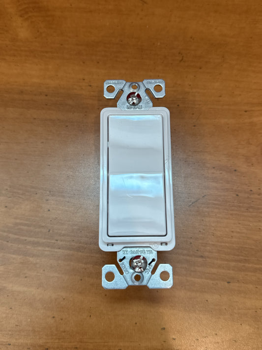 Eaton 15-Amp 4 Way Rocker Light Switch White