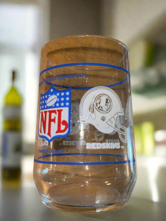 NFL National Football Conference Eastern Division 12 Ounce Drinking Glass Clear 5 x 3