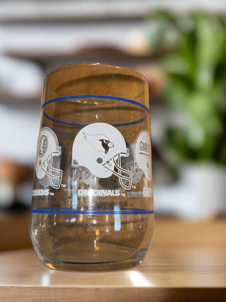 NFL National Football Conference Eastern Division 12 Ounce Drinking Glass Clear 5 x 3