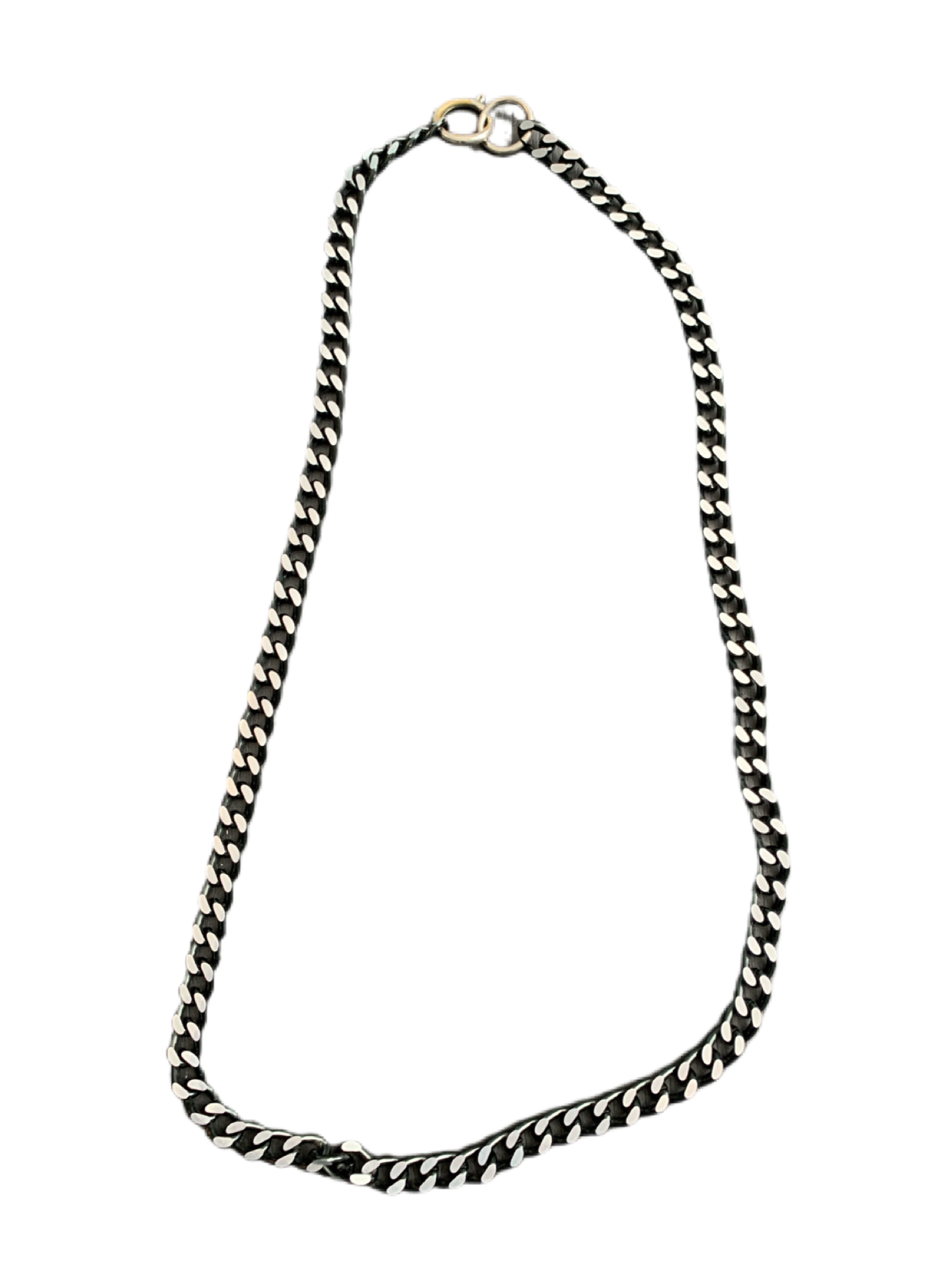 Curb Chain 29" Black Metal Accent