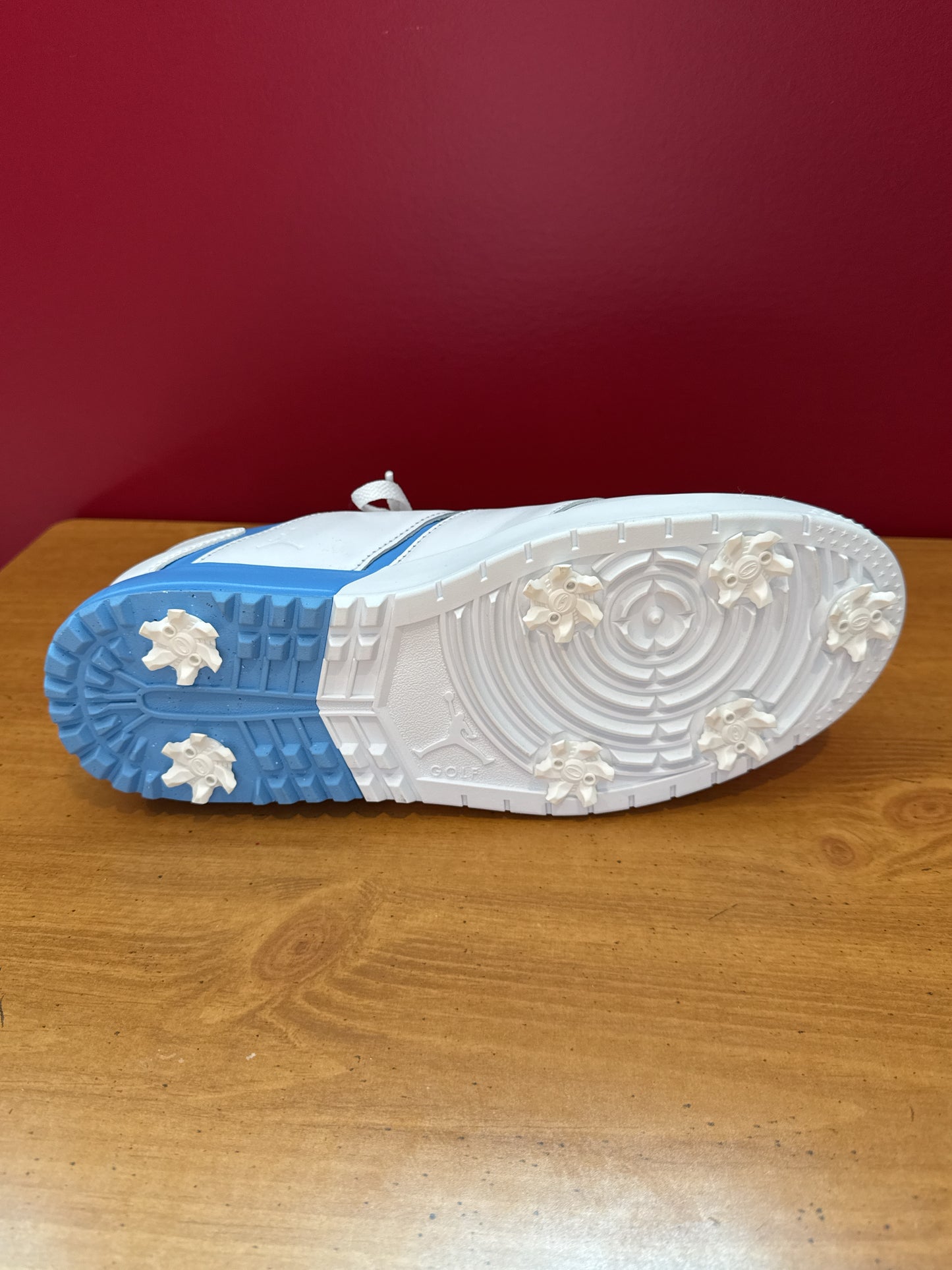 Rare UNC Nike Jordan Golf NU Retro 1 Low G Carolina/University Blue 11.5 Mens Golf Shoes New in Box