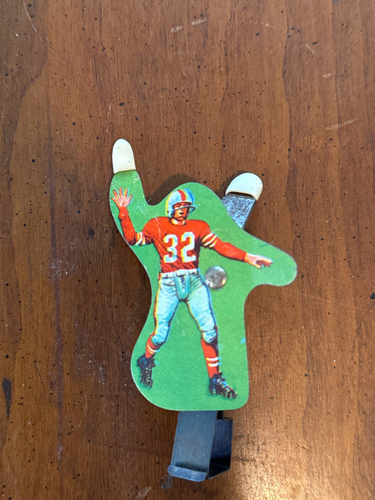 Football Player Piece from Tudor NFL Action Electric Football Game 3.25" Tall