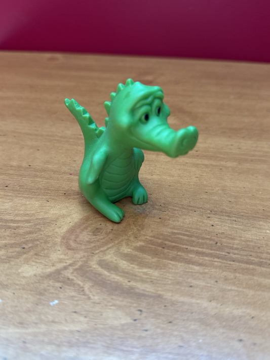 Crest Toothpaste 1970s Zoo Animal Vinyl Finger Puppet Alligator Premium Vintage