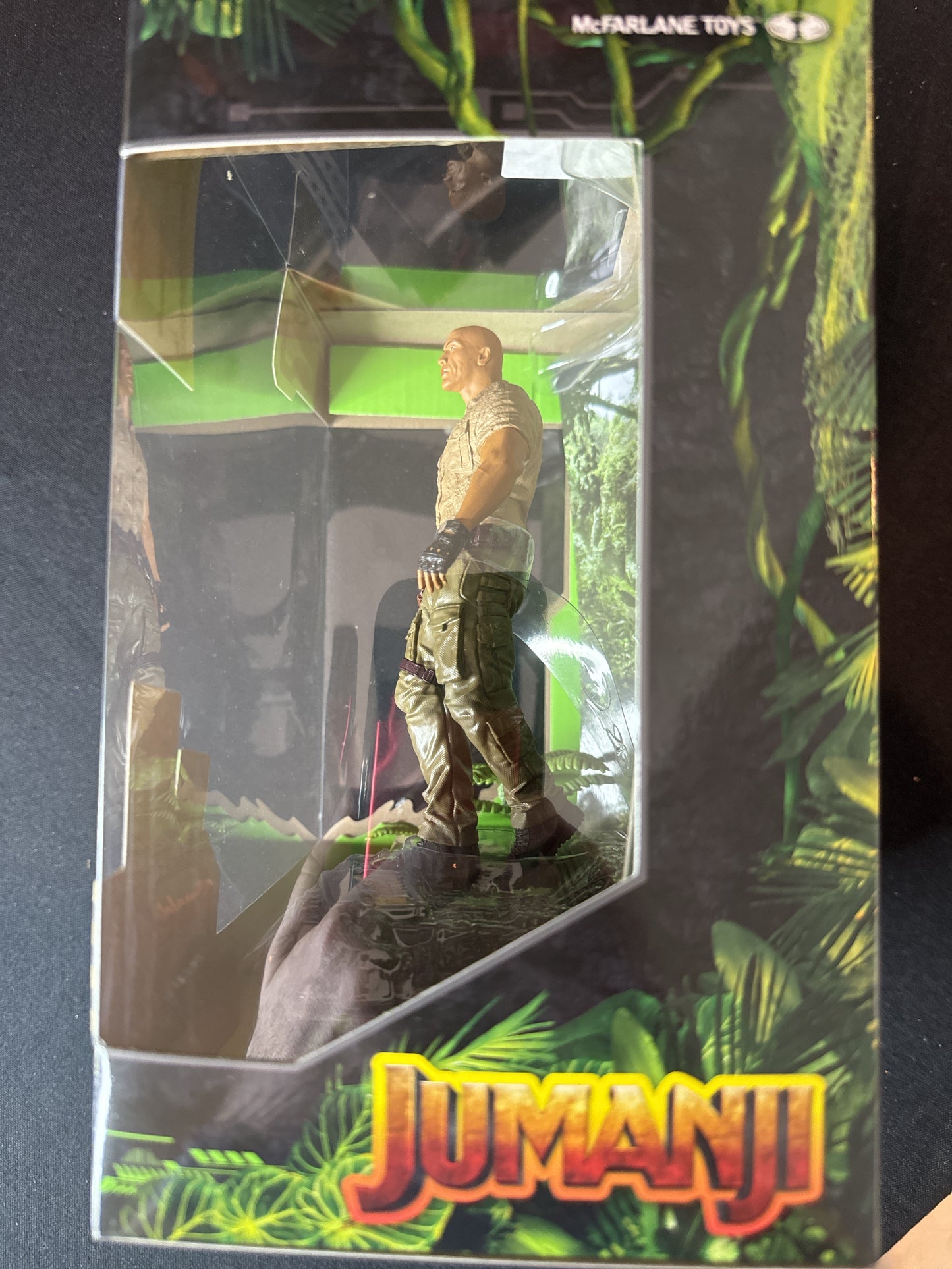 McFarlane Movie Maniacs LE WB Celebrating 100 Jumanji Dr. Smolder Bravesone 6" NIB