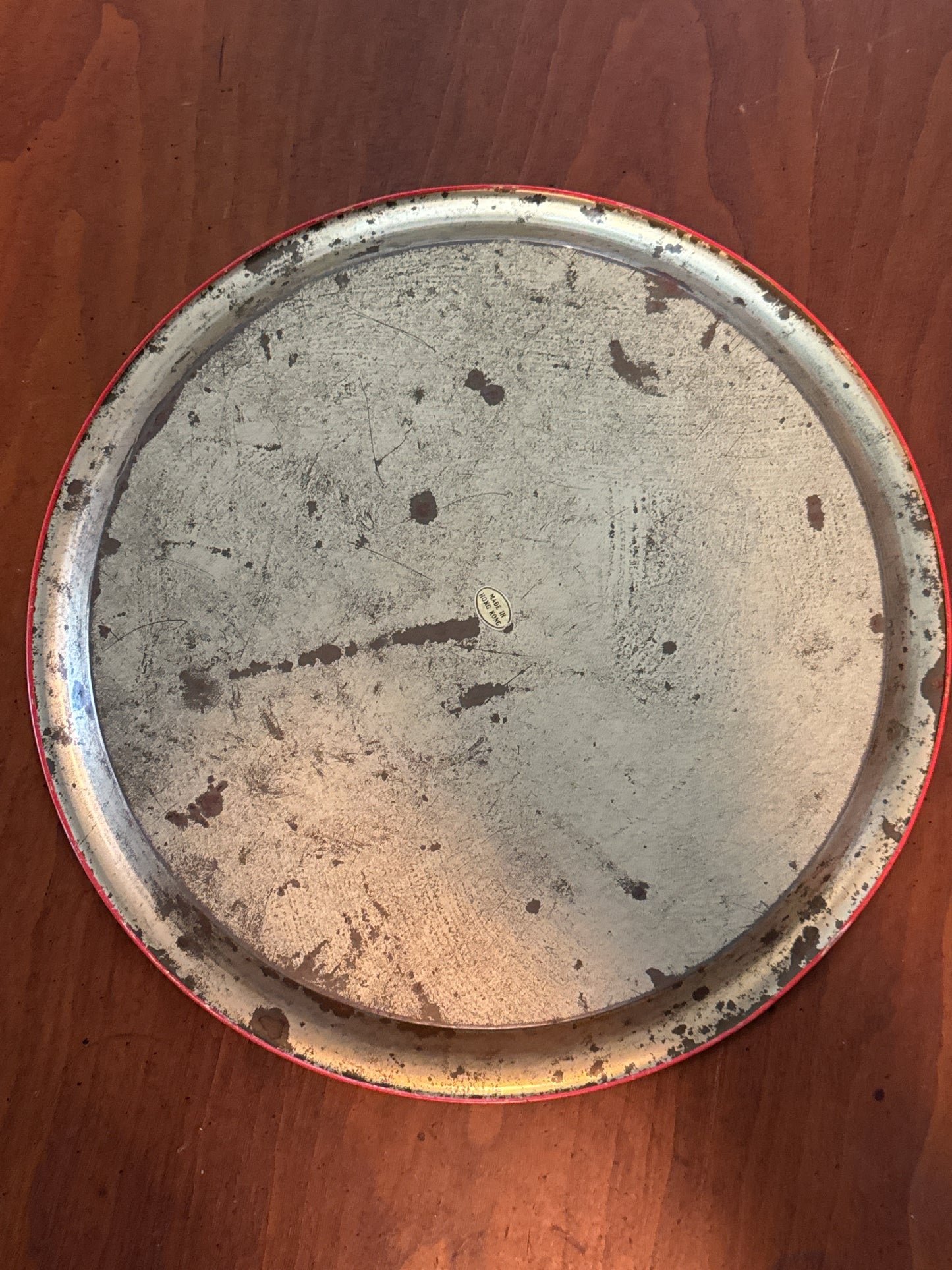Set of 5 Robert E. Lee Comical Serving Tin Platters 11.5" Wide