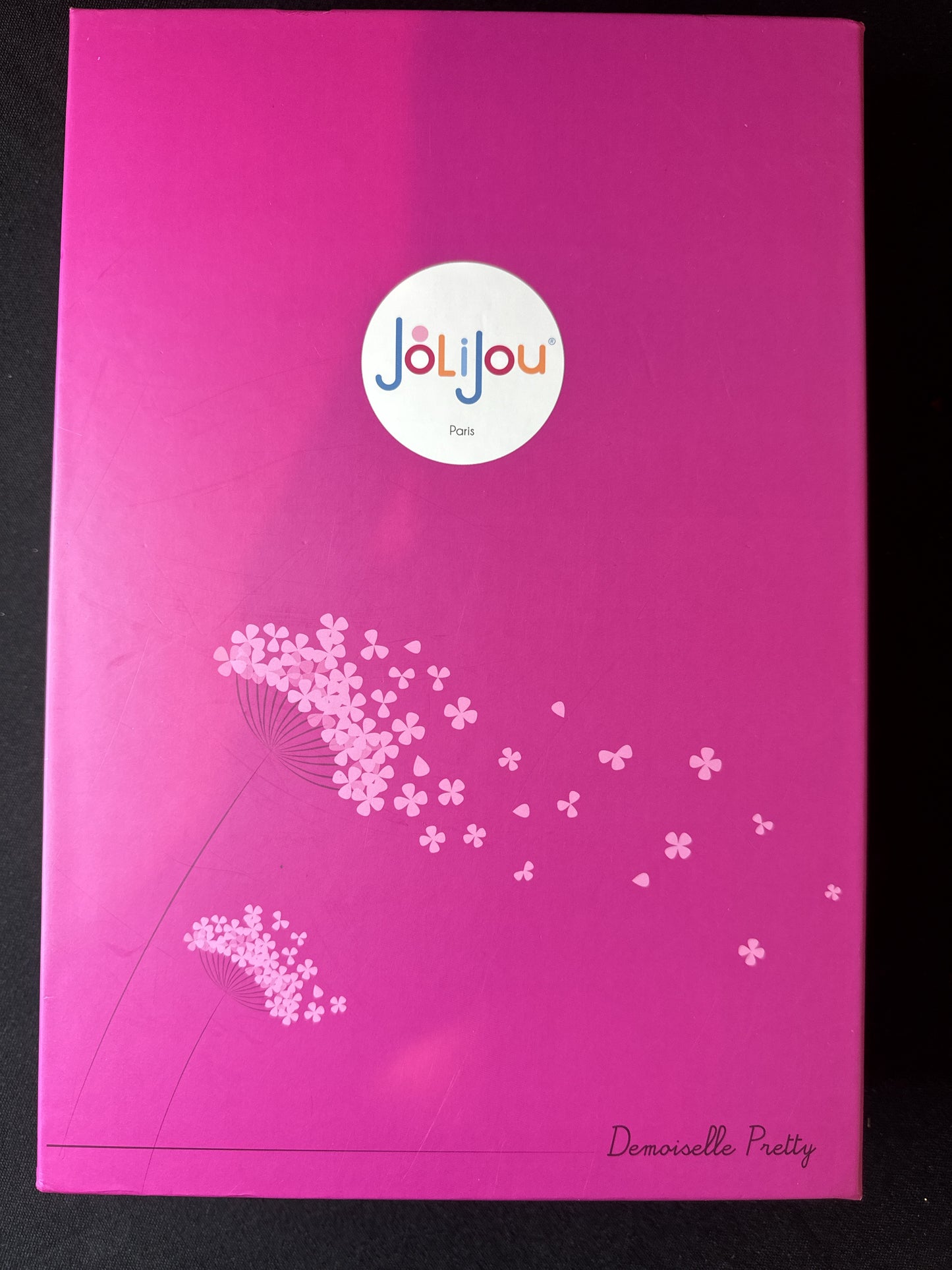 Jolijou Paris Demoiselle Pretty Plush Baby Doll Infant Toy Lovey Purple 11" New in Box