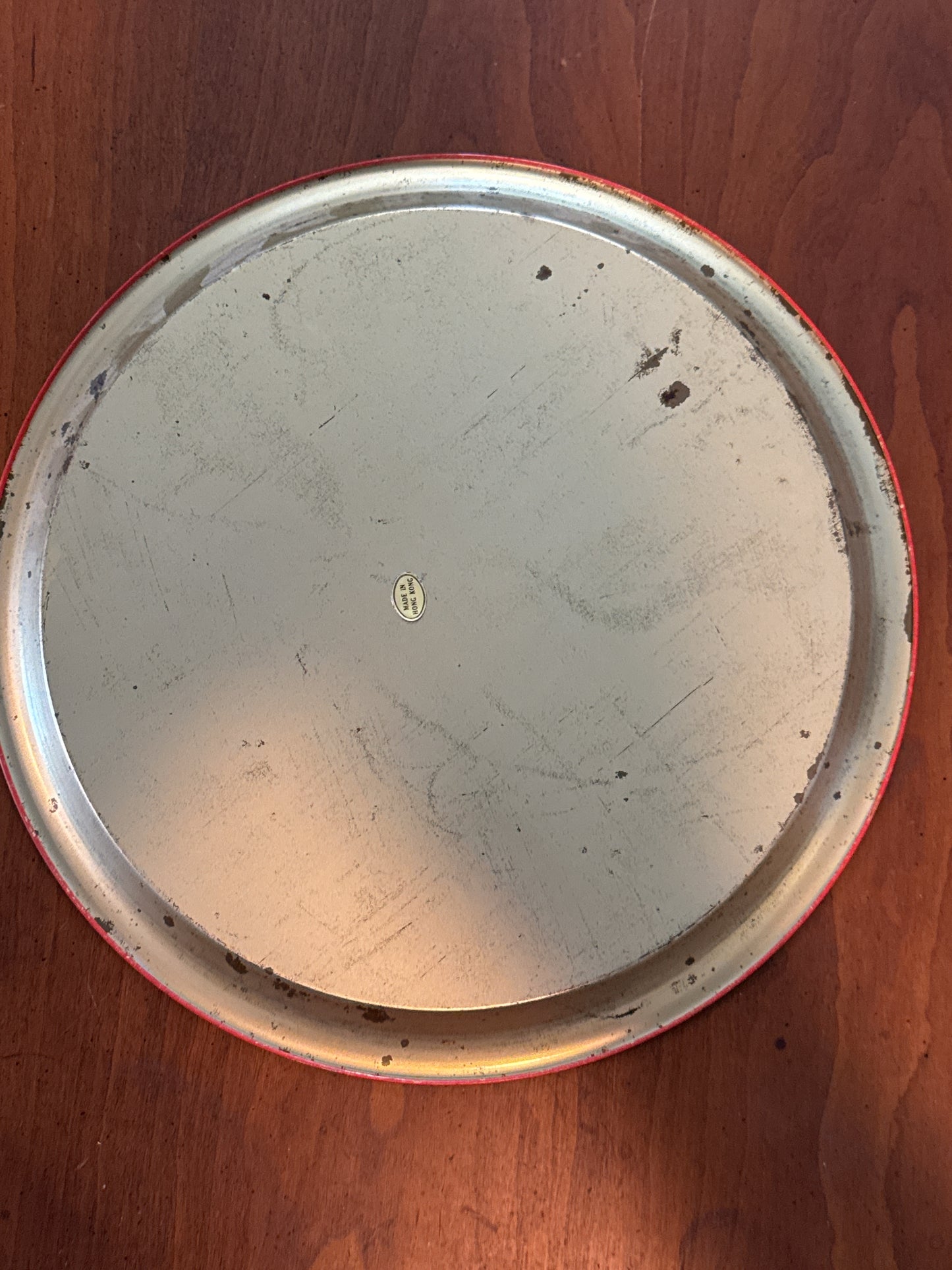Set of 5 Robert E. Lee Comical Serving Tin Platters 11.5" Wide