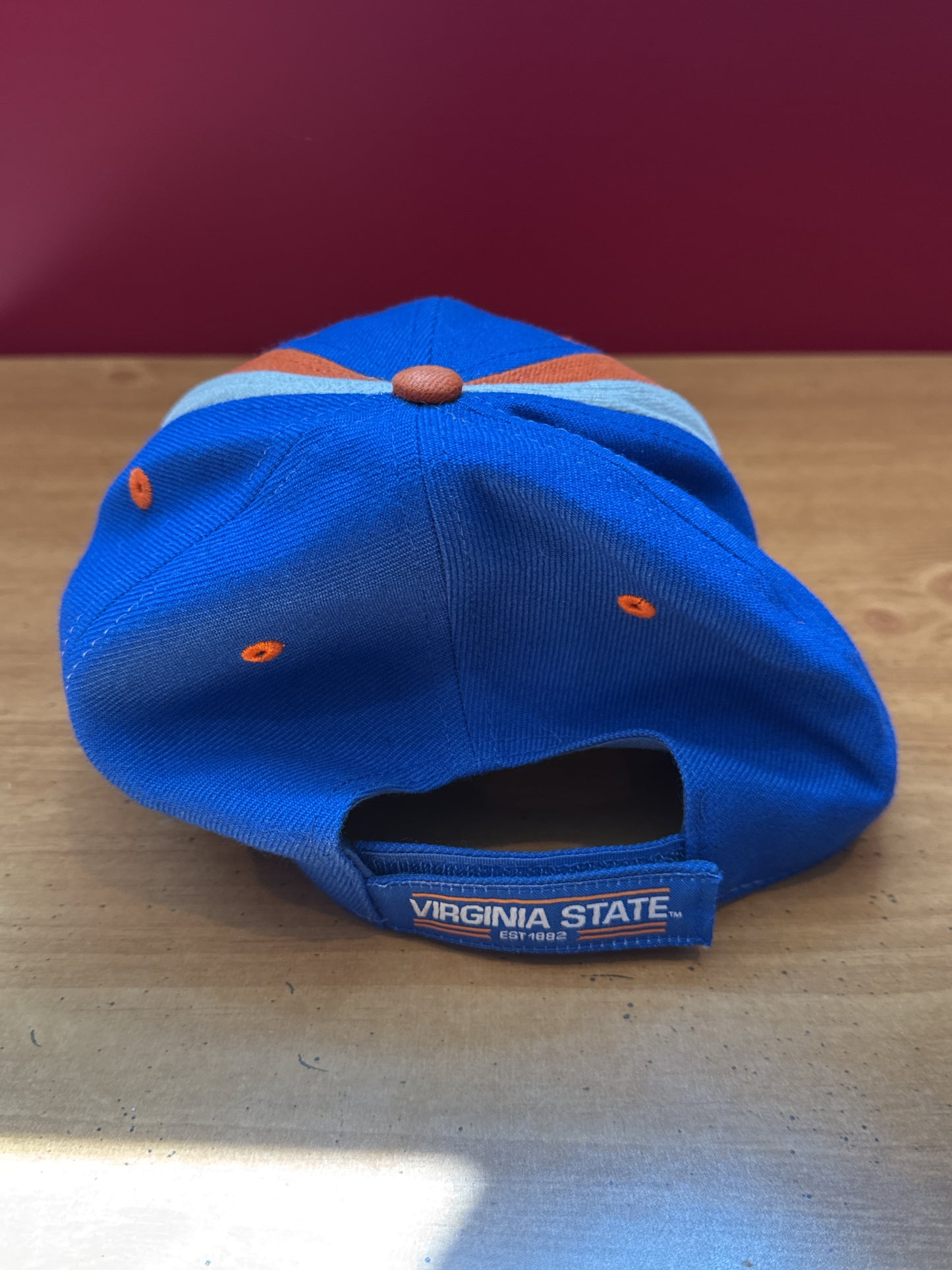 Virginia State College Football Snapback Cap Hat Wool Blend VSU Football NCAA New