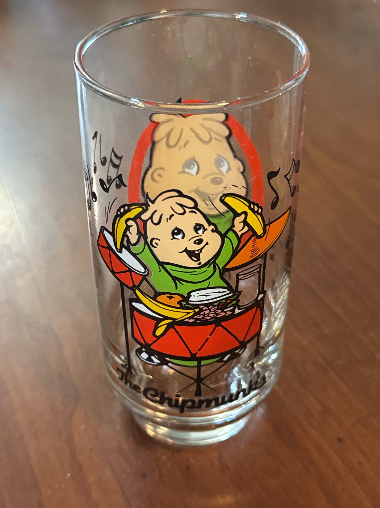 Theodore from Alvin & The Chipmunks Drinking Glass 1985 6" Tall