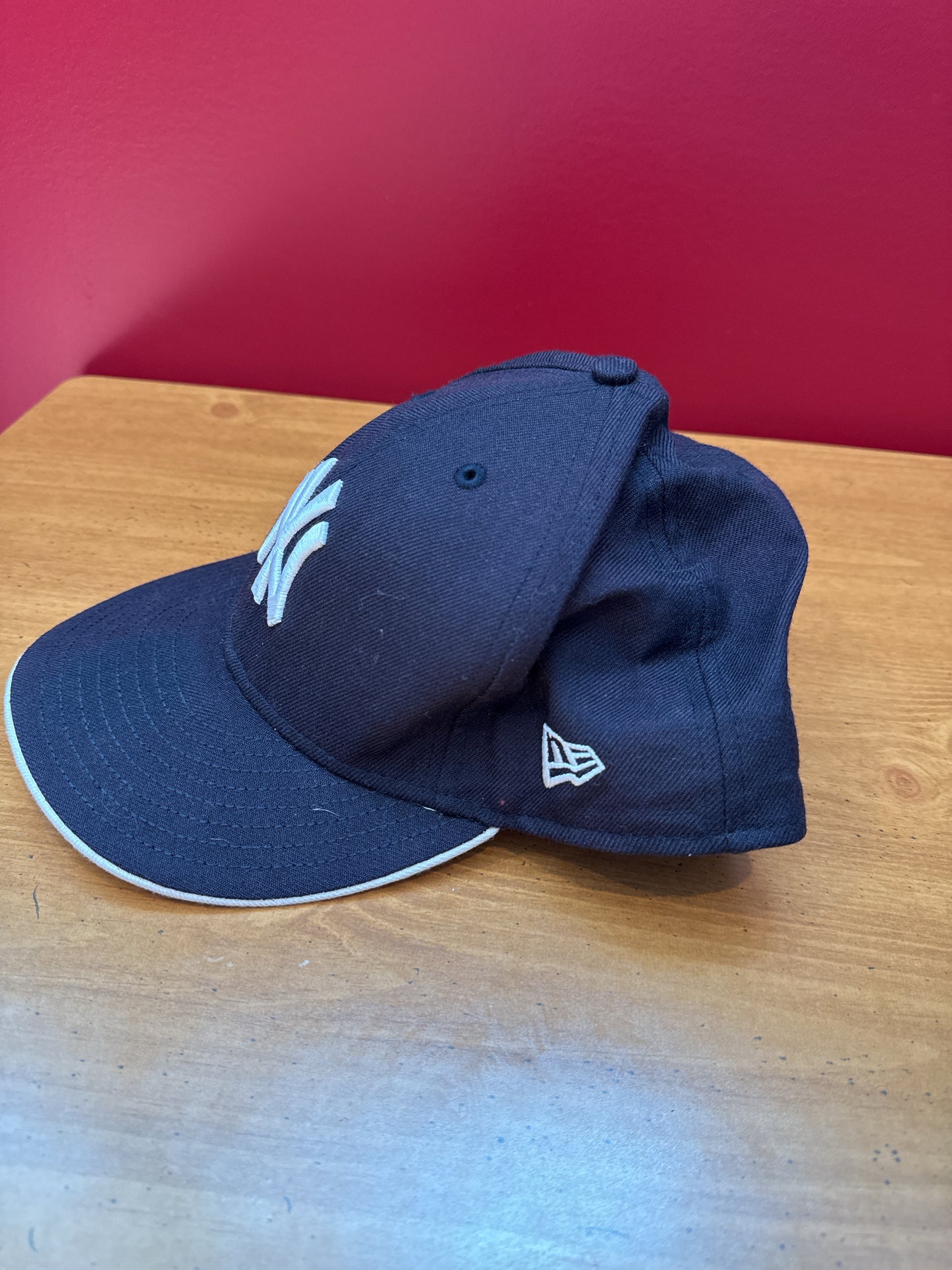 New Era 9Forty A-Frame Upside Wordmark Fitted Ball Cap Hat w/ Distinct Upside-Down New York