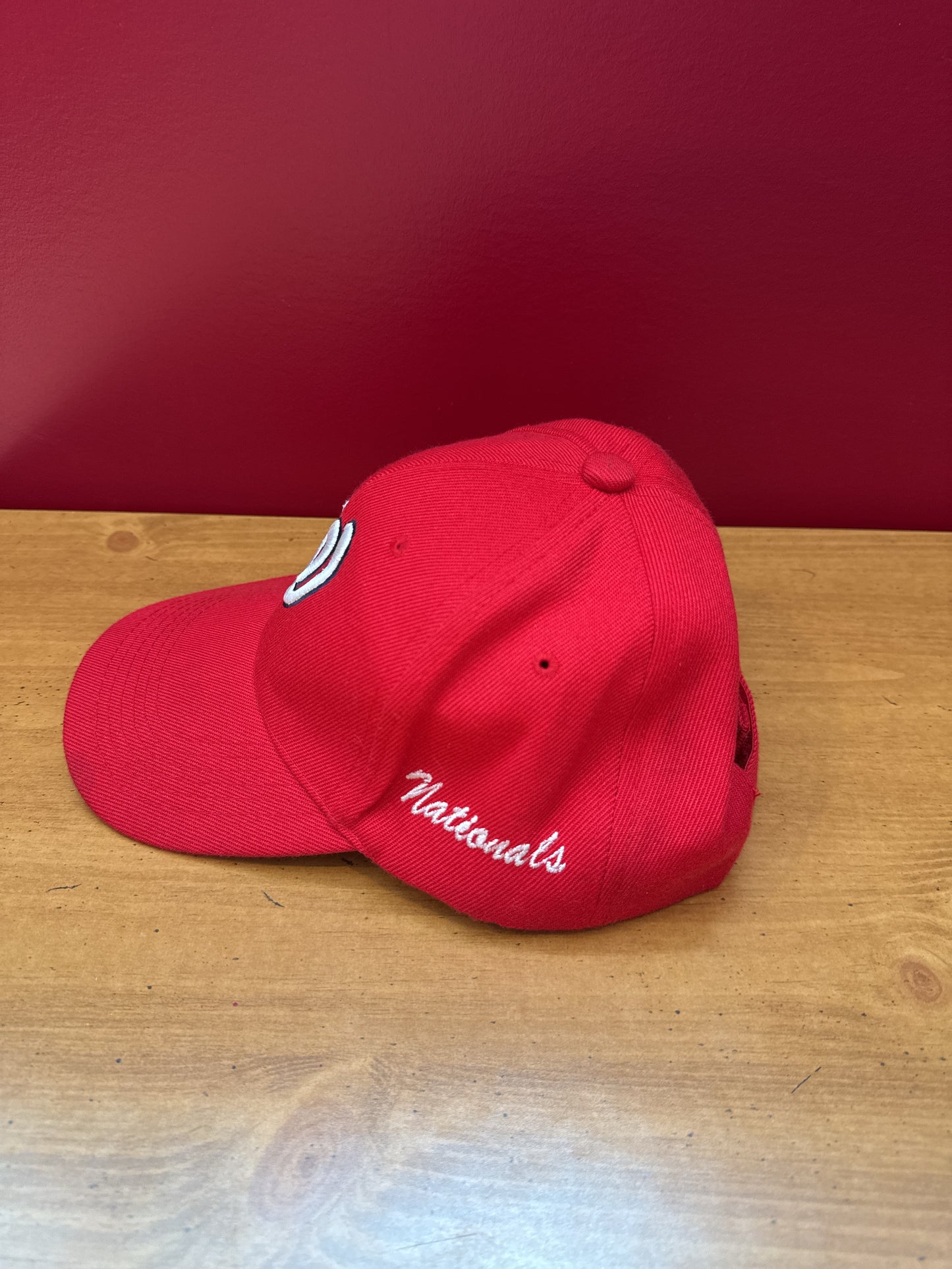 Washington Nationals Baseball Cap Hap Velcro Back Adult Size