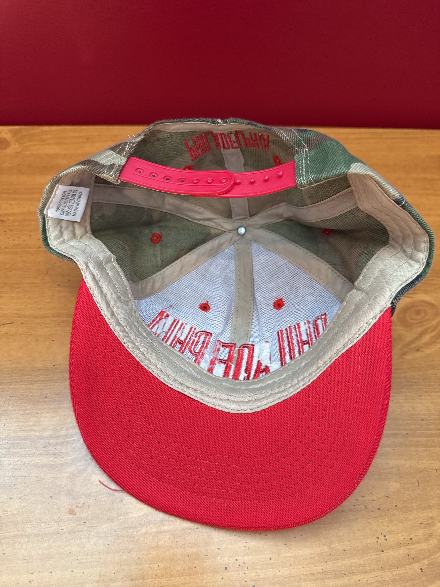 Philadelphia Phillies Camouflage Snapback Sports Hat Cap Adult Size