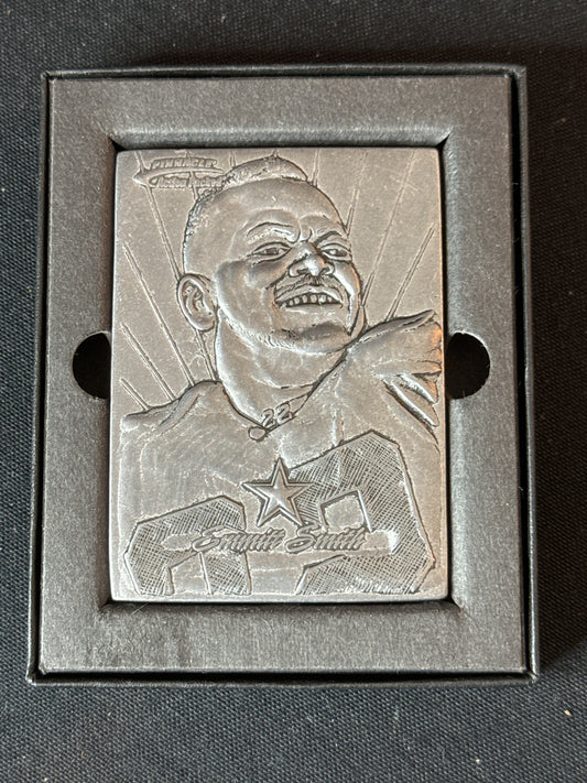 Emmitt Smith 1996 Action Packed Metal Mail Away Card DBCD 3.5" x 2.5"