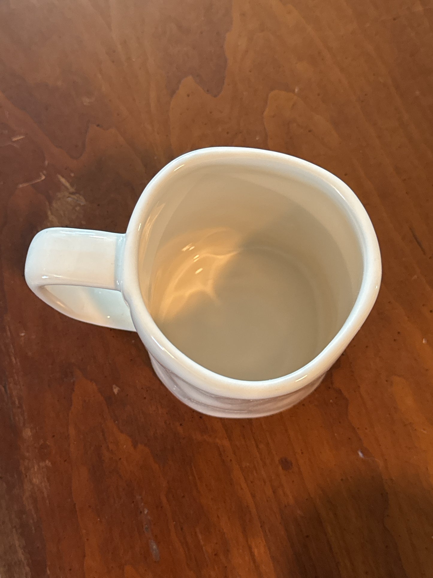 Rae Dunn Hubby Coffee Cup Mug 4.75" Tall White