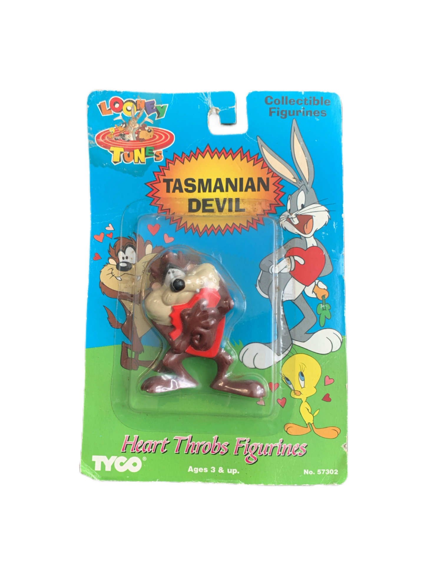 Looney Tunes Tasmanian Devil Heart Throbs Taz Figurine in Package