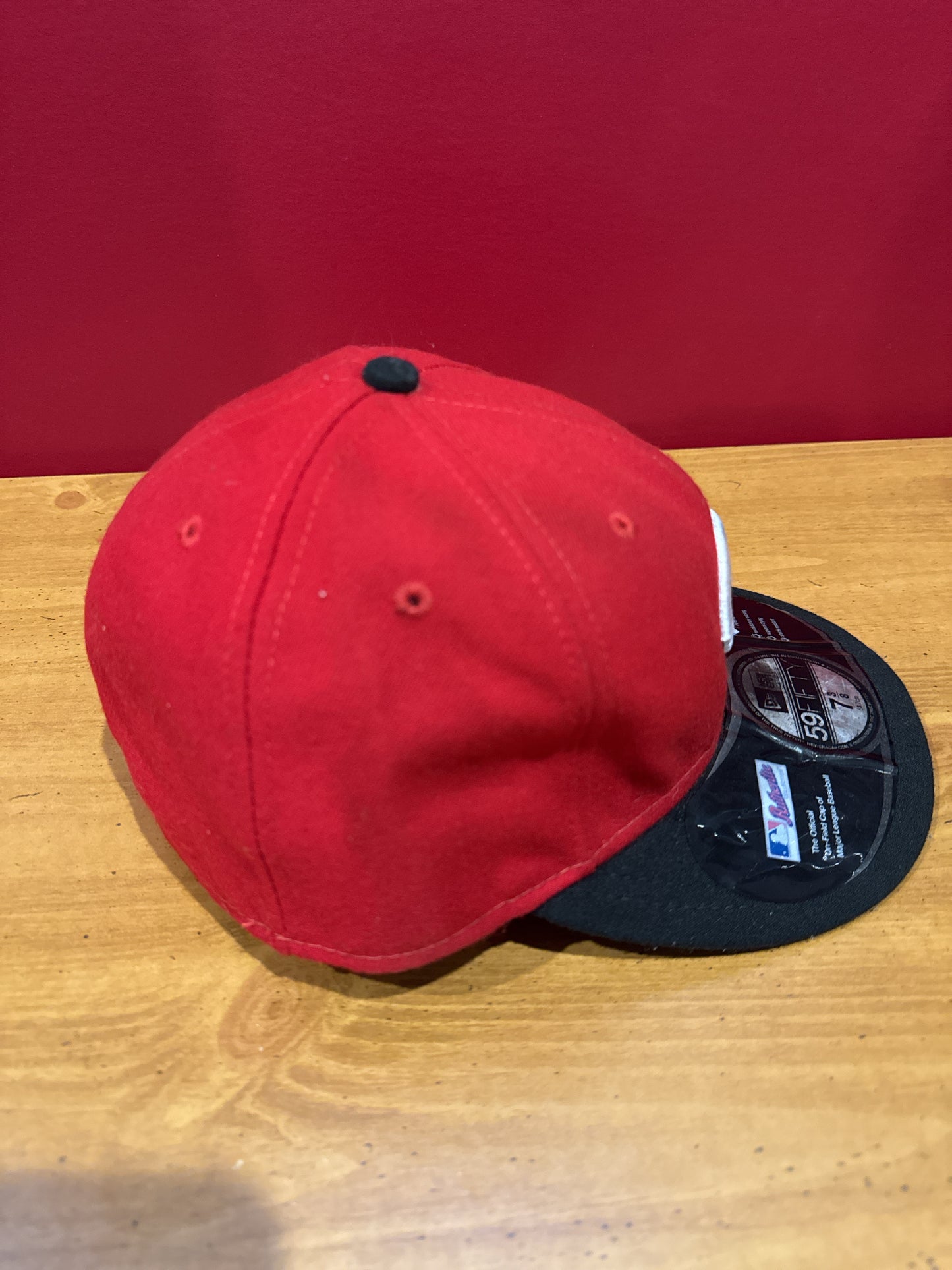 New Era 59Fifty Cincinnati Reds Fitted Sports Baseball Cap Hat 7 3/8 MLB Adult