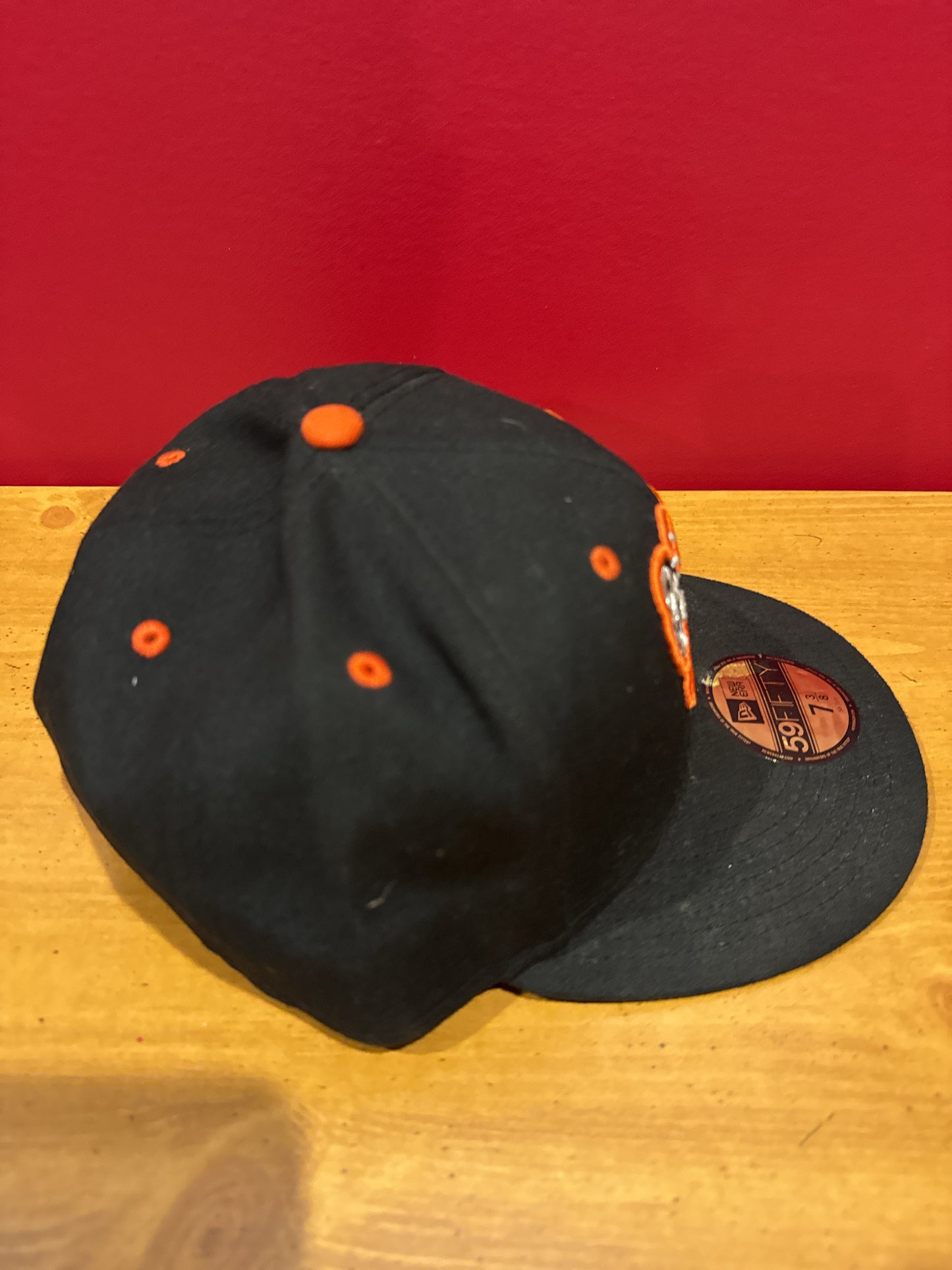 Men's Norfolk Tides New Era Black Authentic Collection Road 59 Fifty Fitted Baseball Hat Cap 7 3/8