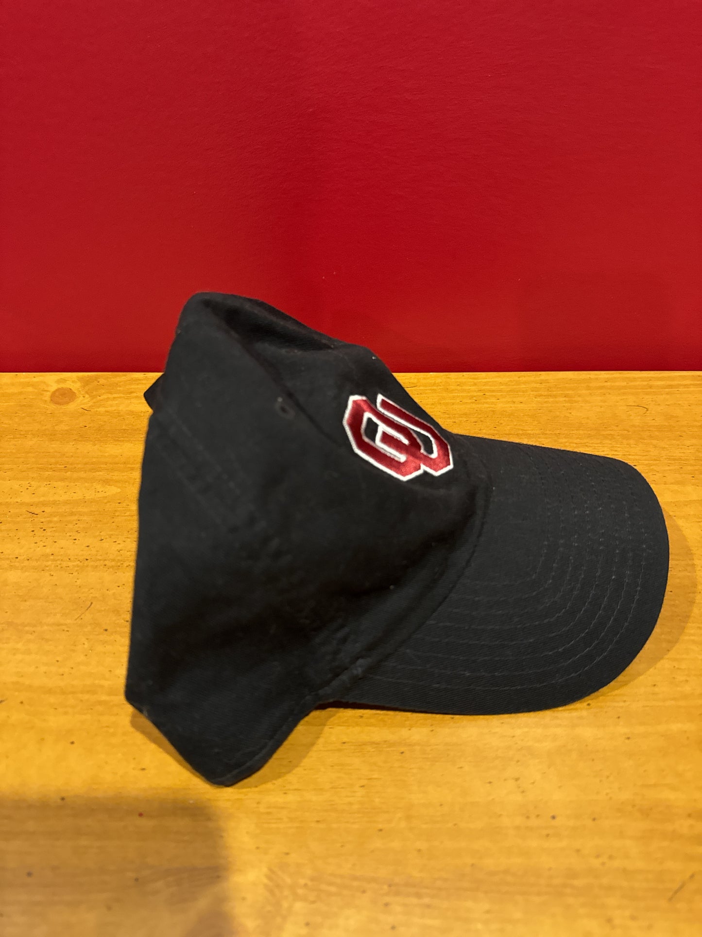 Oklahoma Sooners Nike Heritage 86 Logo Performance Adjustable Baseball Hat Blue Red