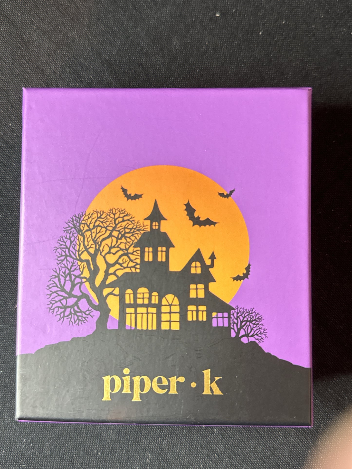 Piper K Spider Encrusted Brooch Glass Stones Creep it Real New in Box