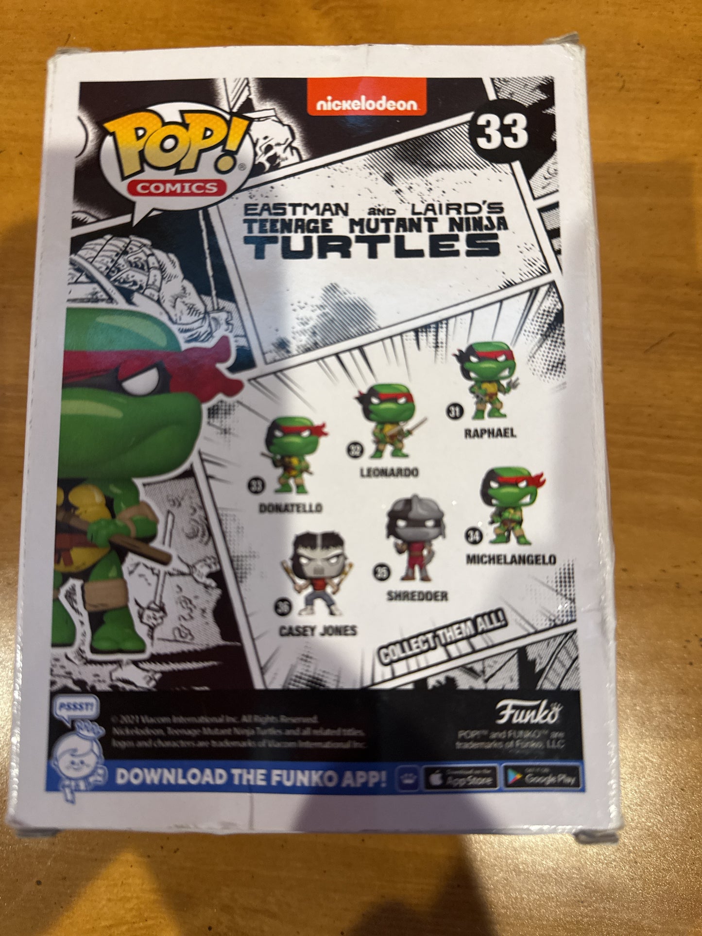 Funko Pop! Comics - Teenage Mutant Ninja Turtles #33 Donatello (PX Preview Exclusive) NIB