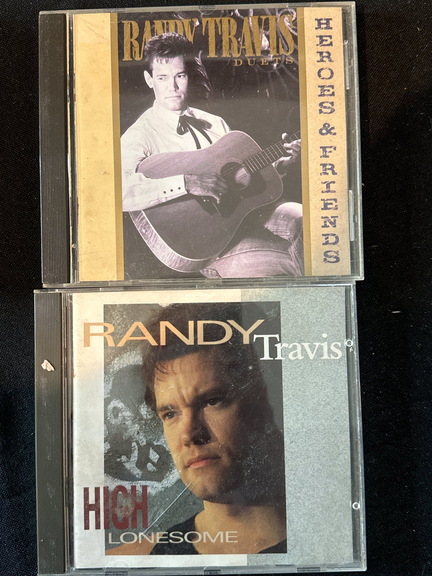 Randy Travis 2 CDs High Lonesome & Heroes & Friends