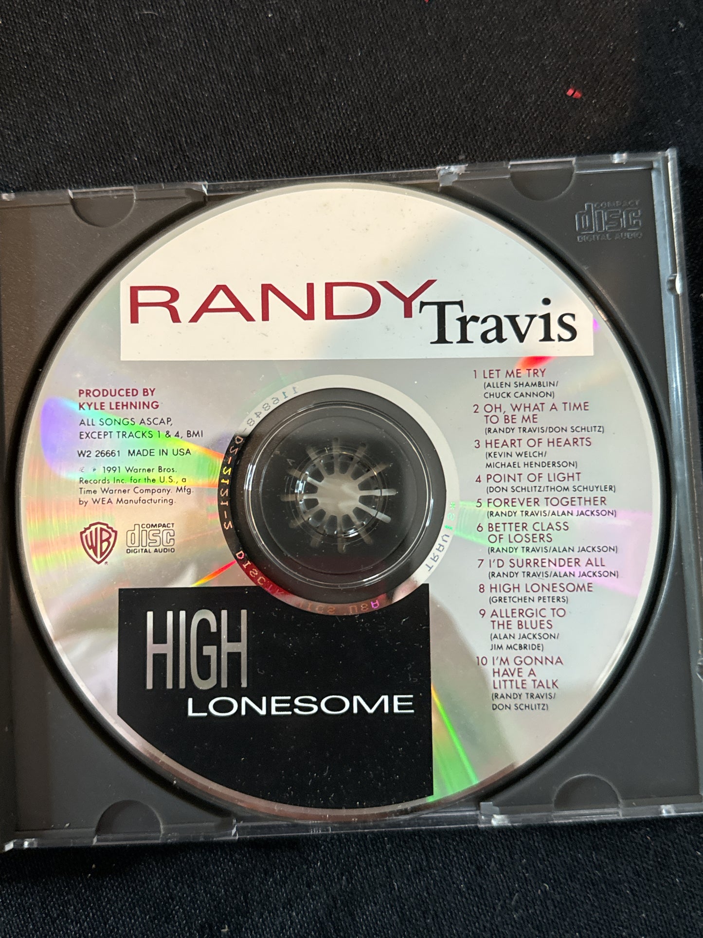 Randy Travis 2 CDs High Lonesome & Heroes & Friends