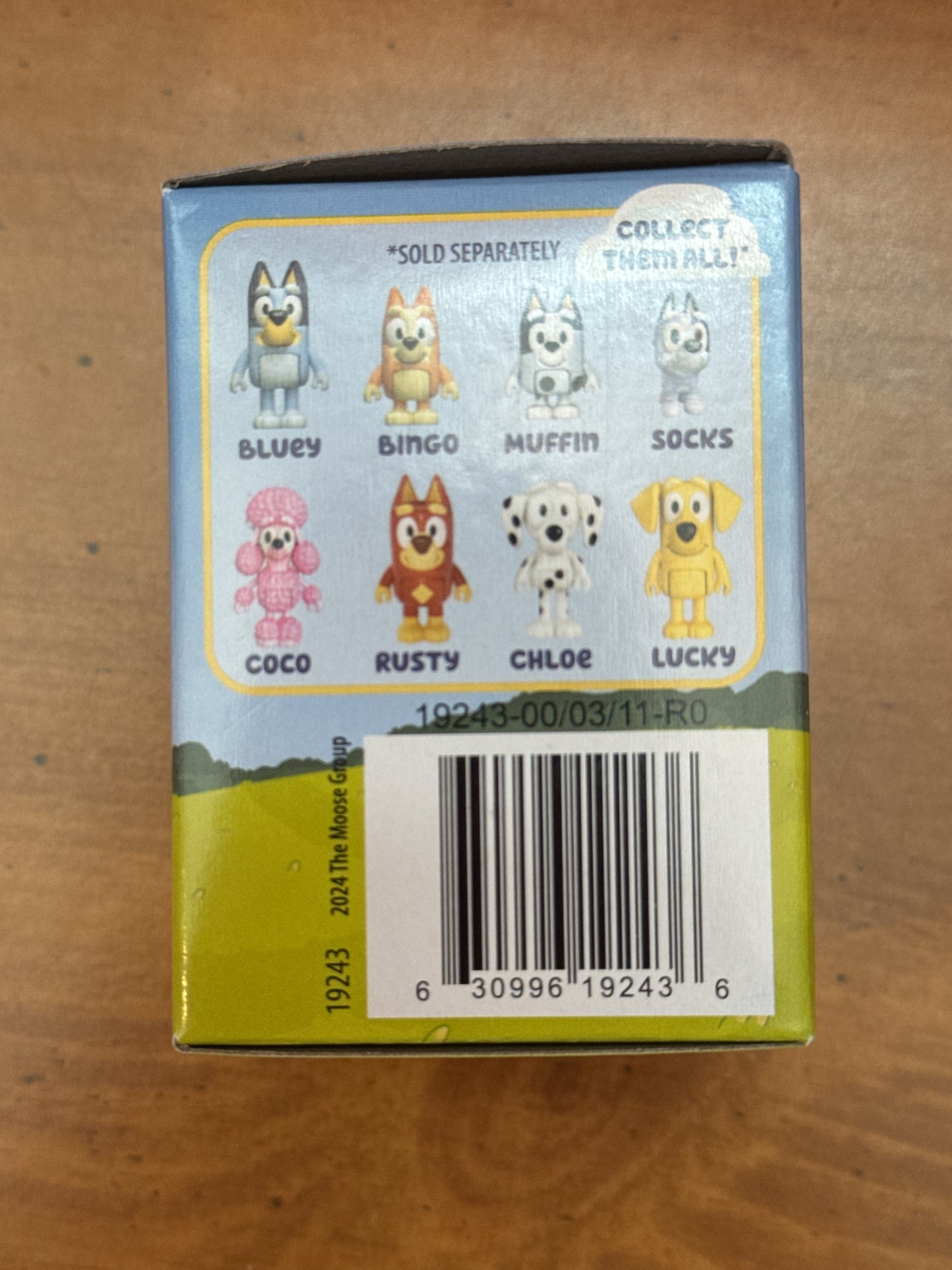 Bluey & Friends Vinyl Figure Bingo New in Box